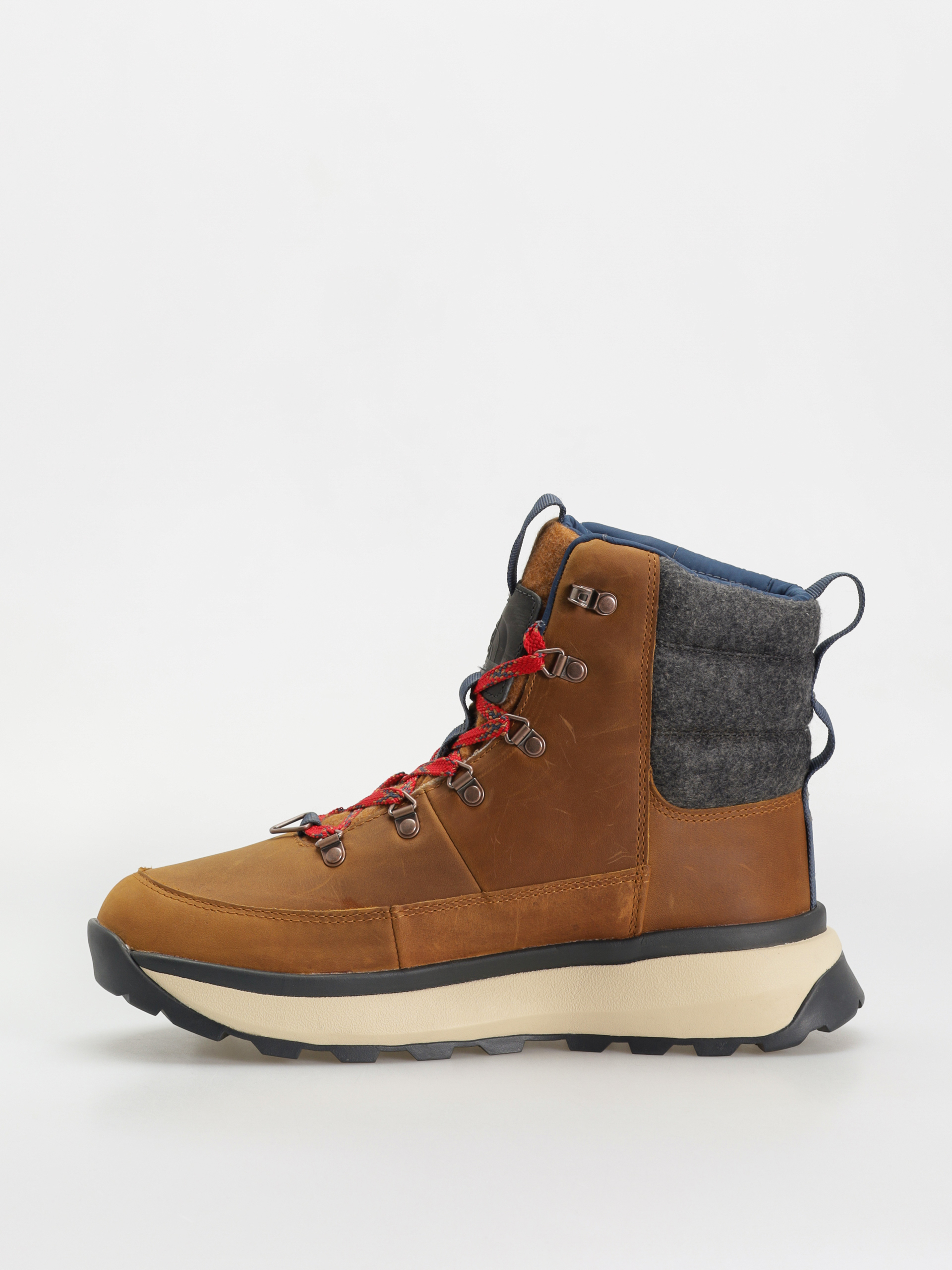 The North Face Bergen Leather Wp Schuhe (timber tan/tnf red)