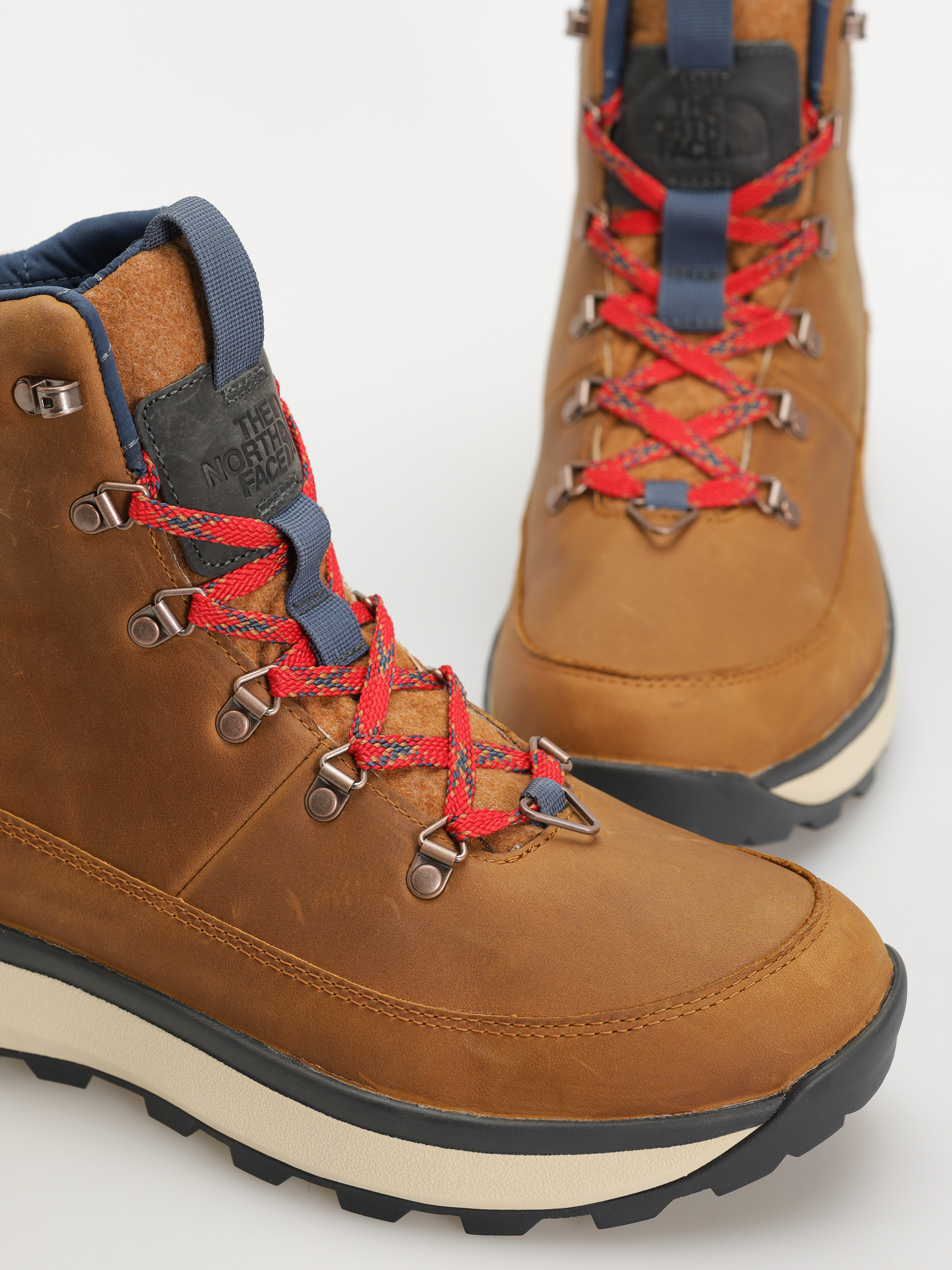 The North Face Bergen Leather Wp Schuhe (timber tan/tnf red)