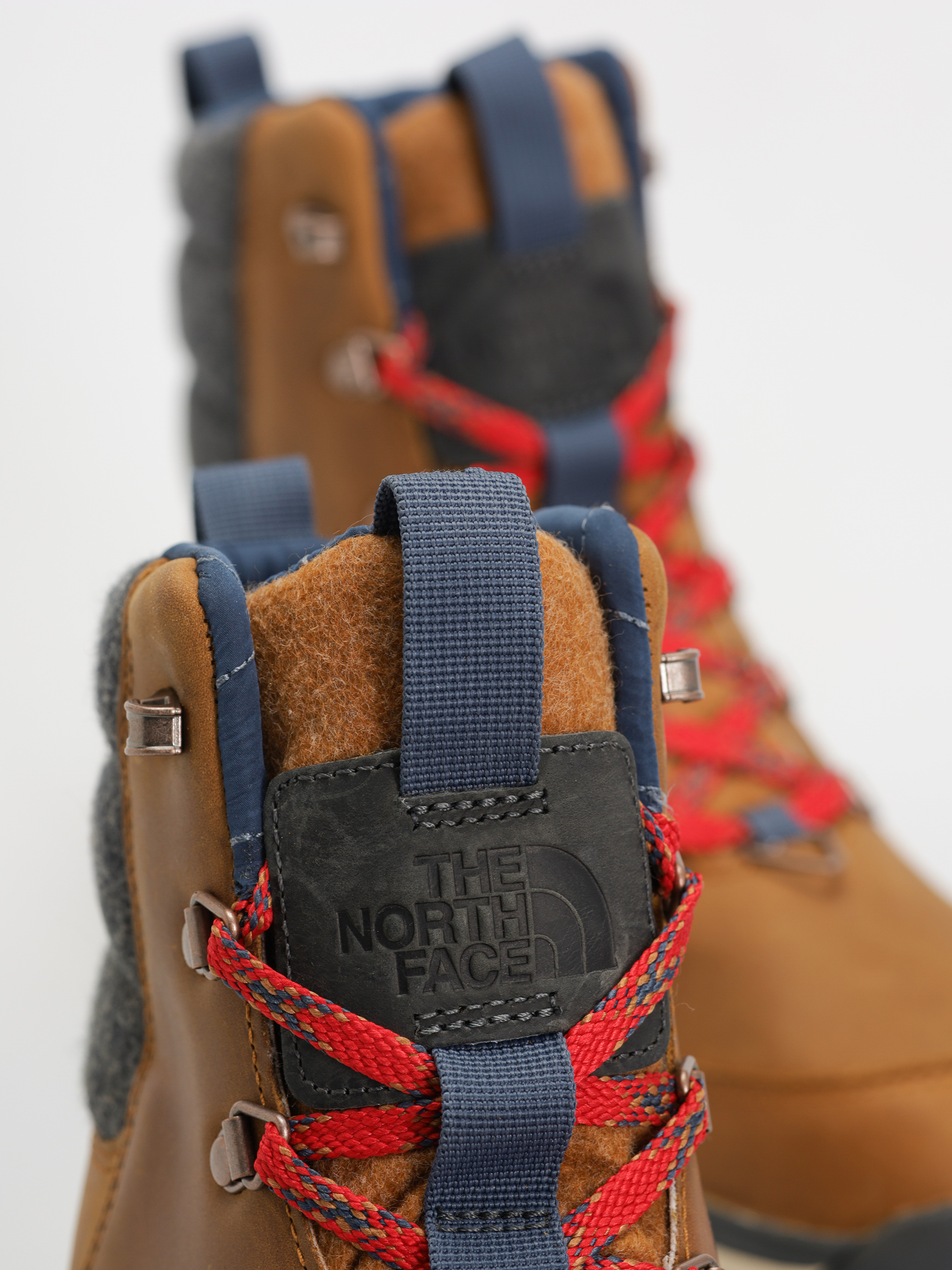 The North Face Bergen Leather Wp Schuhe (timber tan/tnf red)