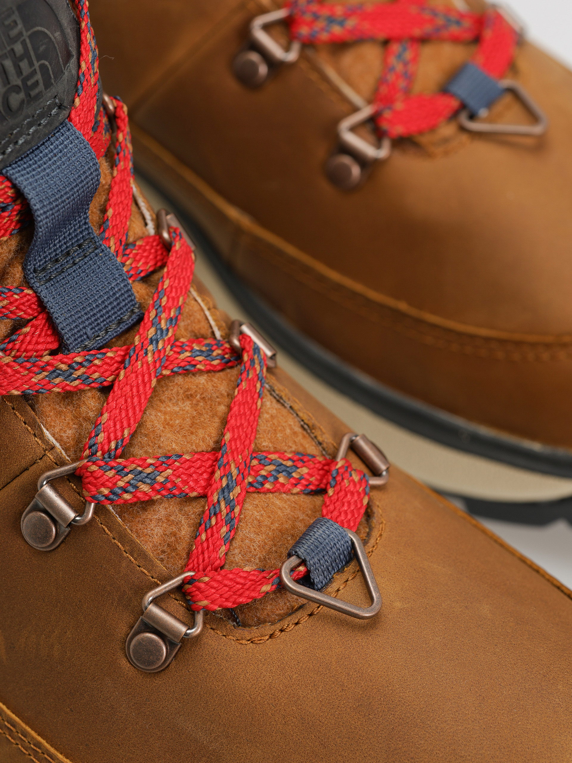 The North Face Bergen Leather Wp Schuhe (timber tan/tnf red)