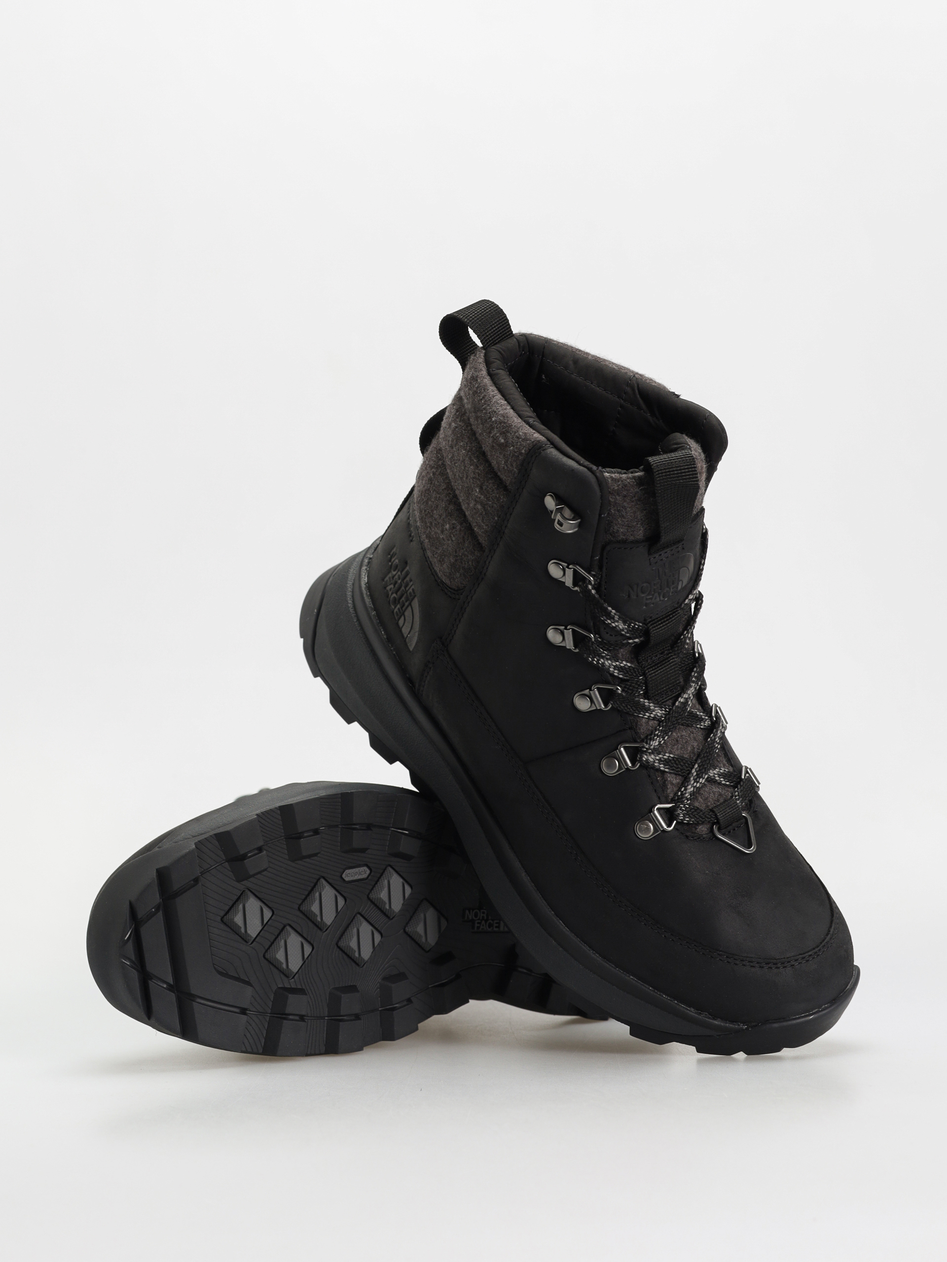 The North Face Bergen Leather Wp Shoes (tnf black/tnf black)
