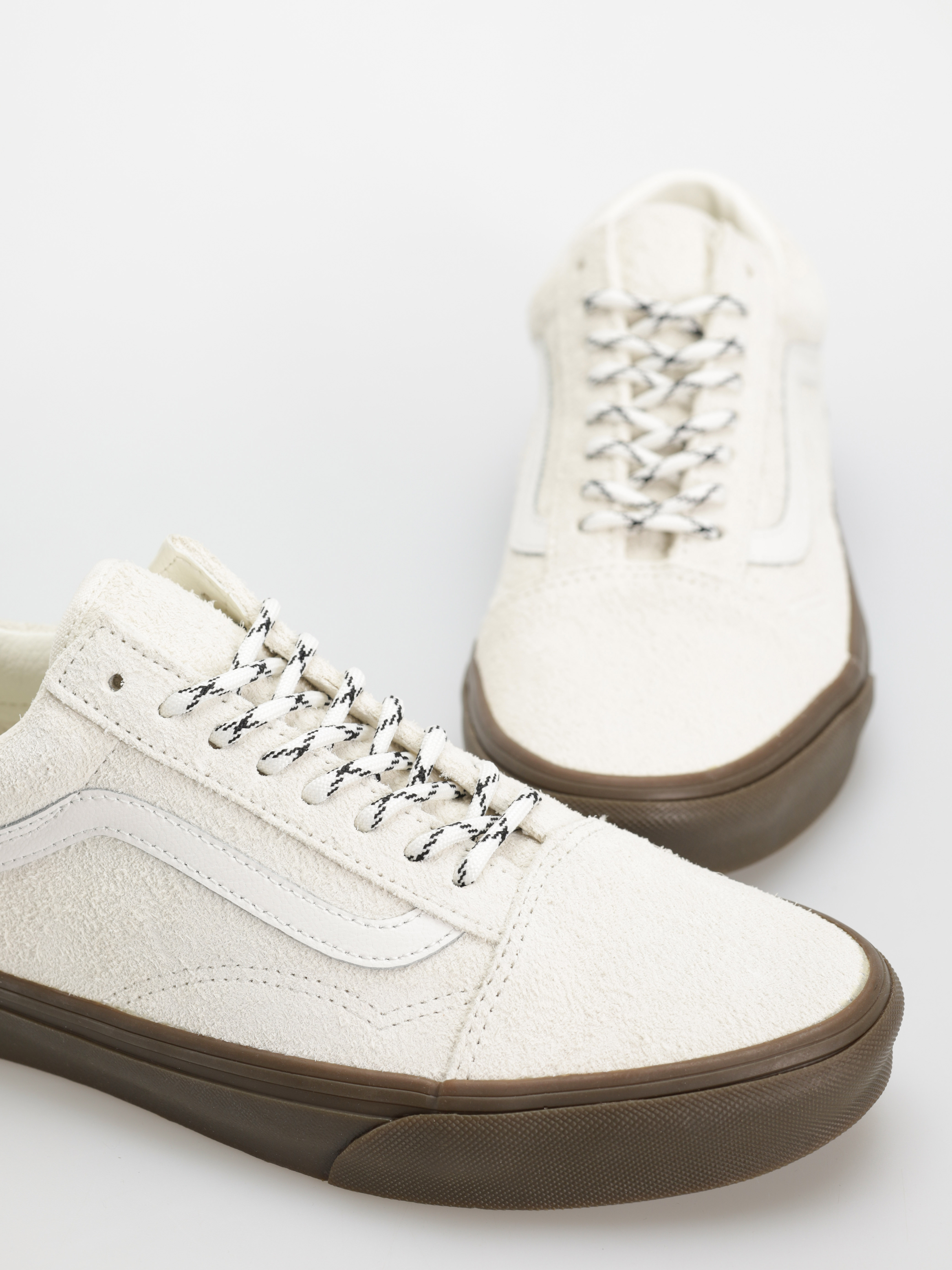 Vans Old Skool Shoes (hairy suede marshmallow)