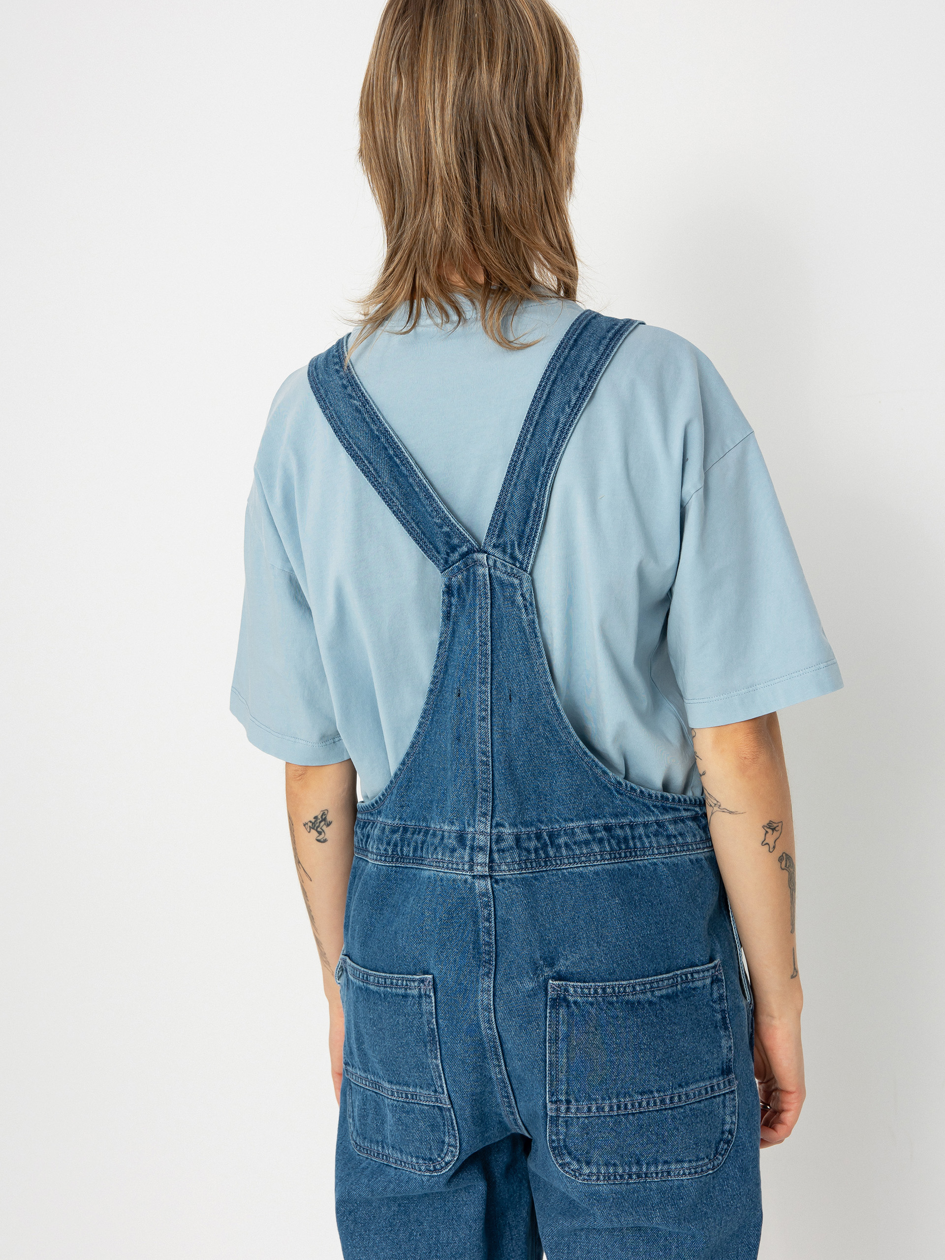 Quiksilver Uni Classic Denim Dungaree Wmn Hose (estate blue)