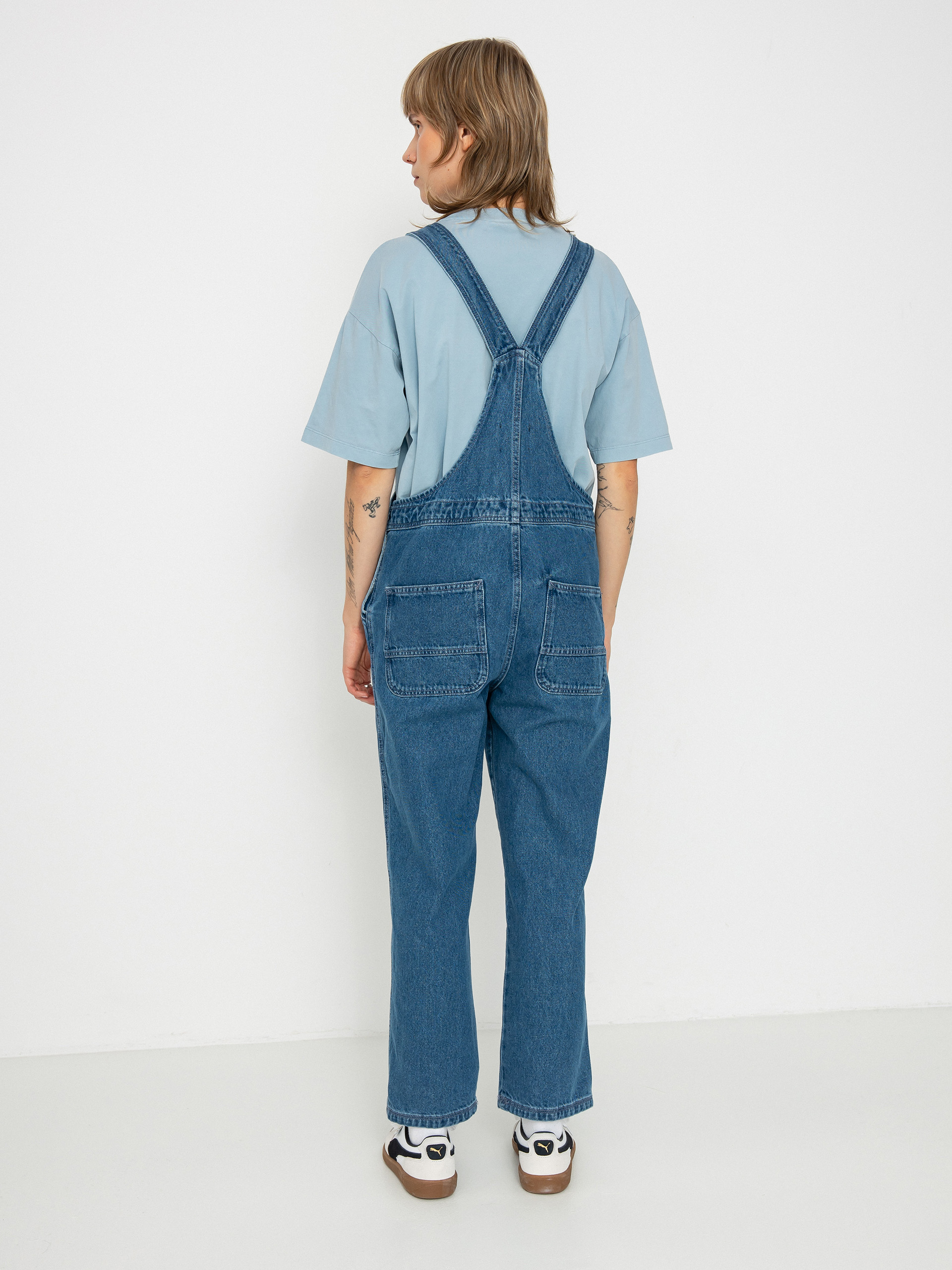 Quiksilver Uni Classic Denim Dungaree Wmn Hose (estate blue)