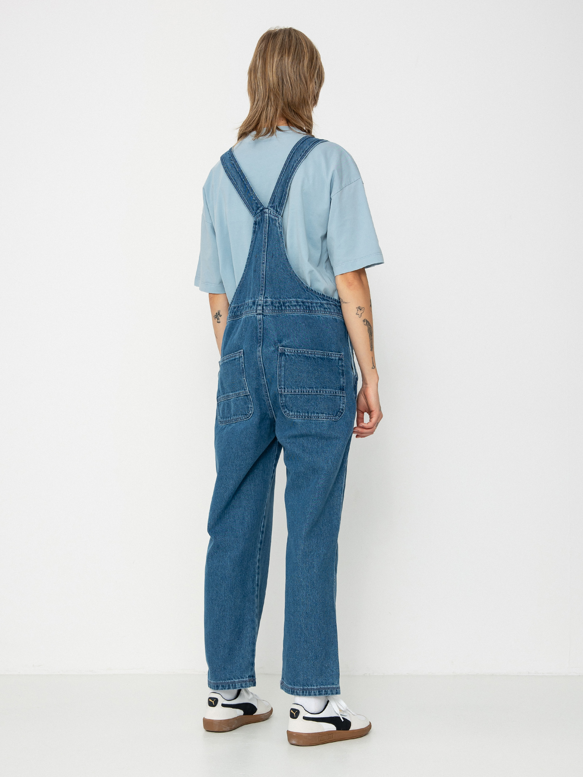 Quiksilver Uni Classic Denim Dungaree Wmn Pants (estate blue)