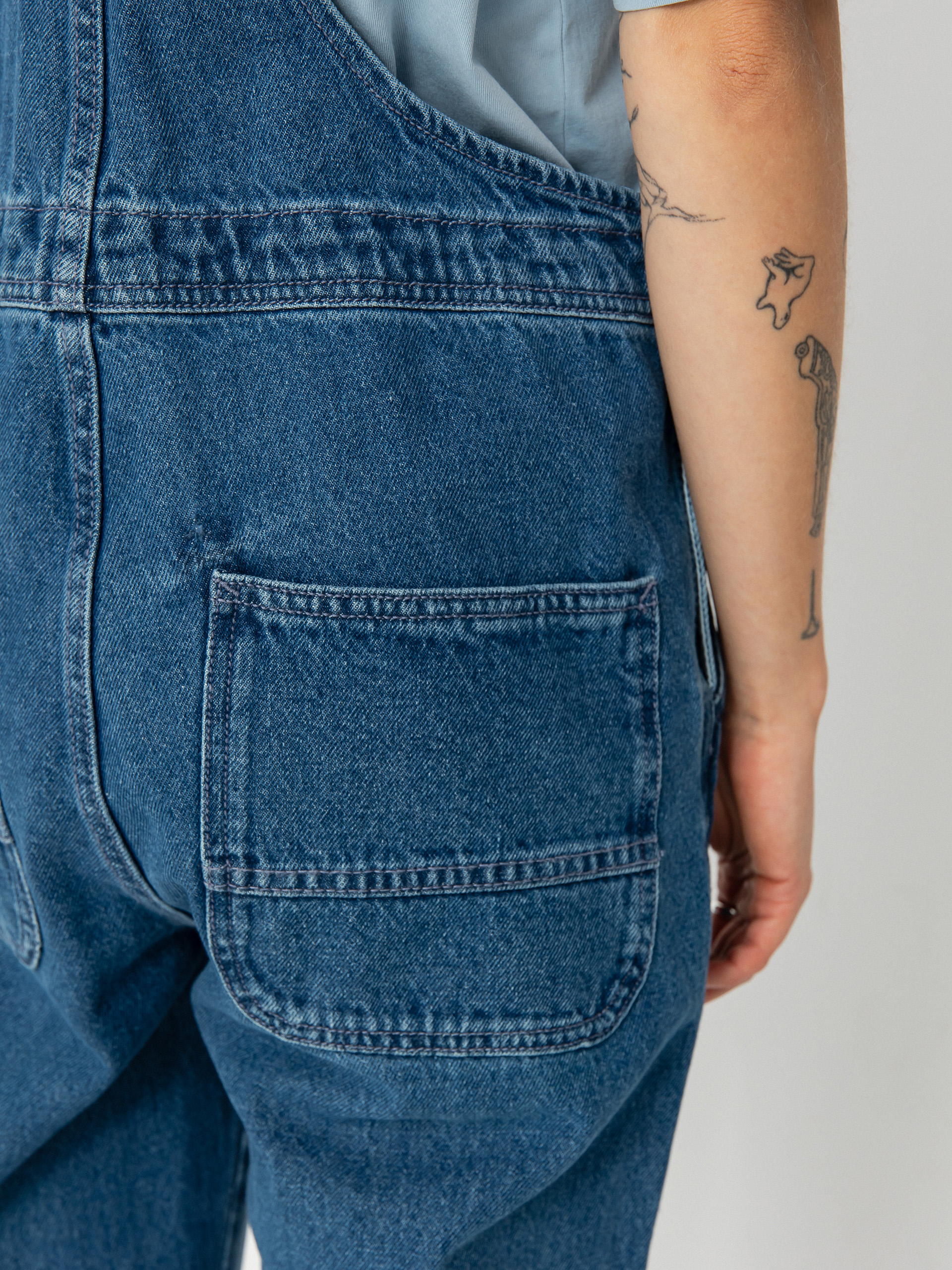 Quiksilver Uni Classic Denim Dungaree Wmn Pants (estate blue)