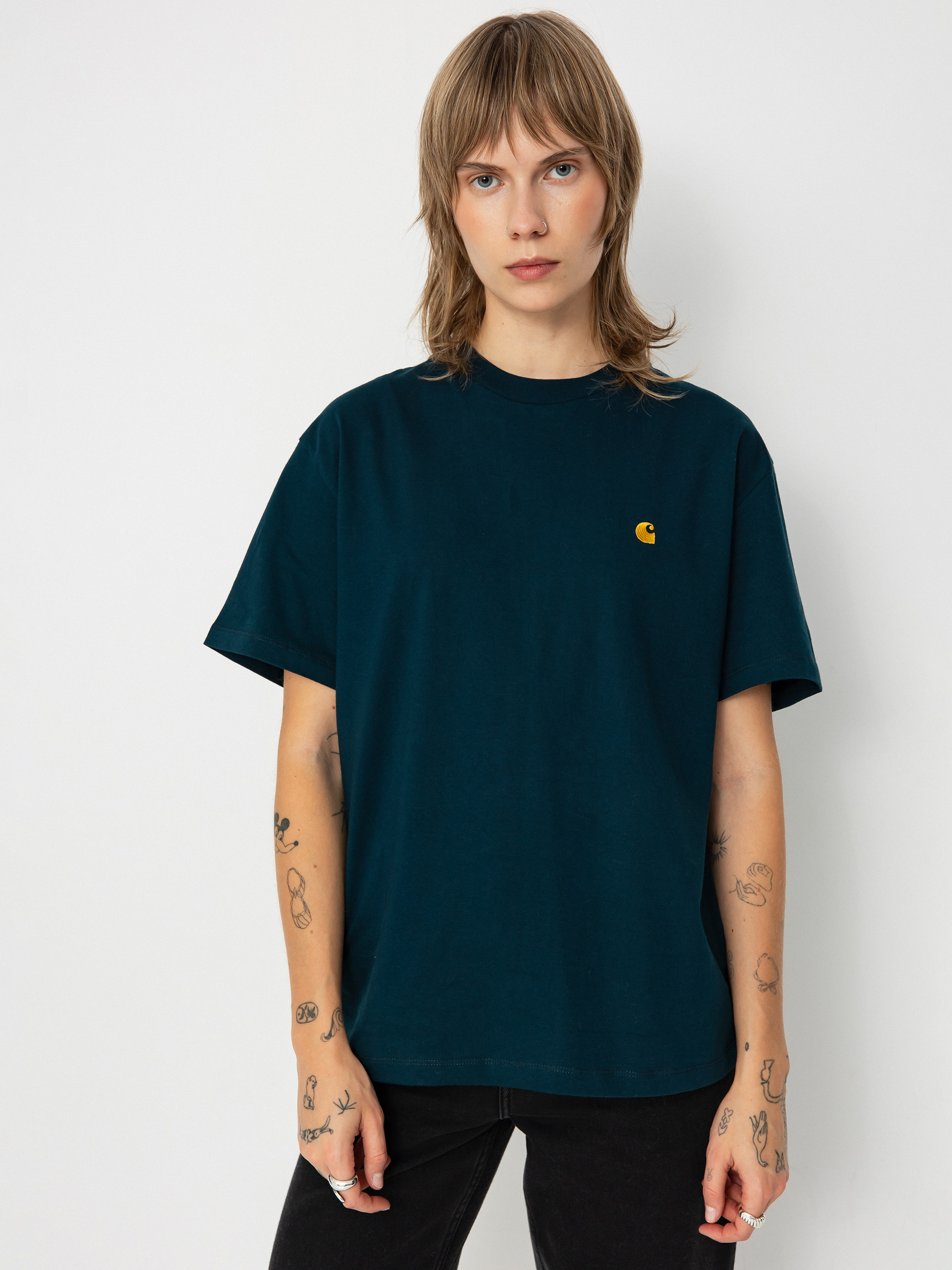 Tシャツ・カットソー CARHARTT WIP 'Chase' T-shirt Blue Carhartt WIP Chase T-shirt | Blue | FARFETCH