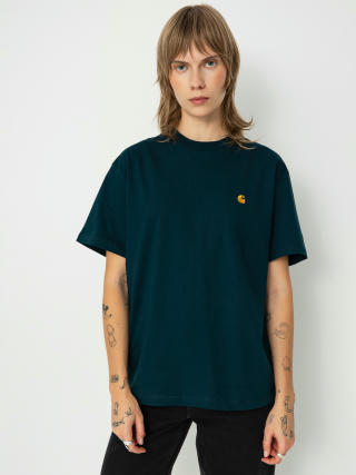 Carhartt WIP Chase Wmn T-Shirt (duck blue/gold)