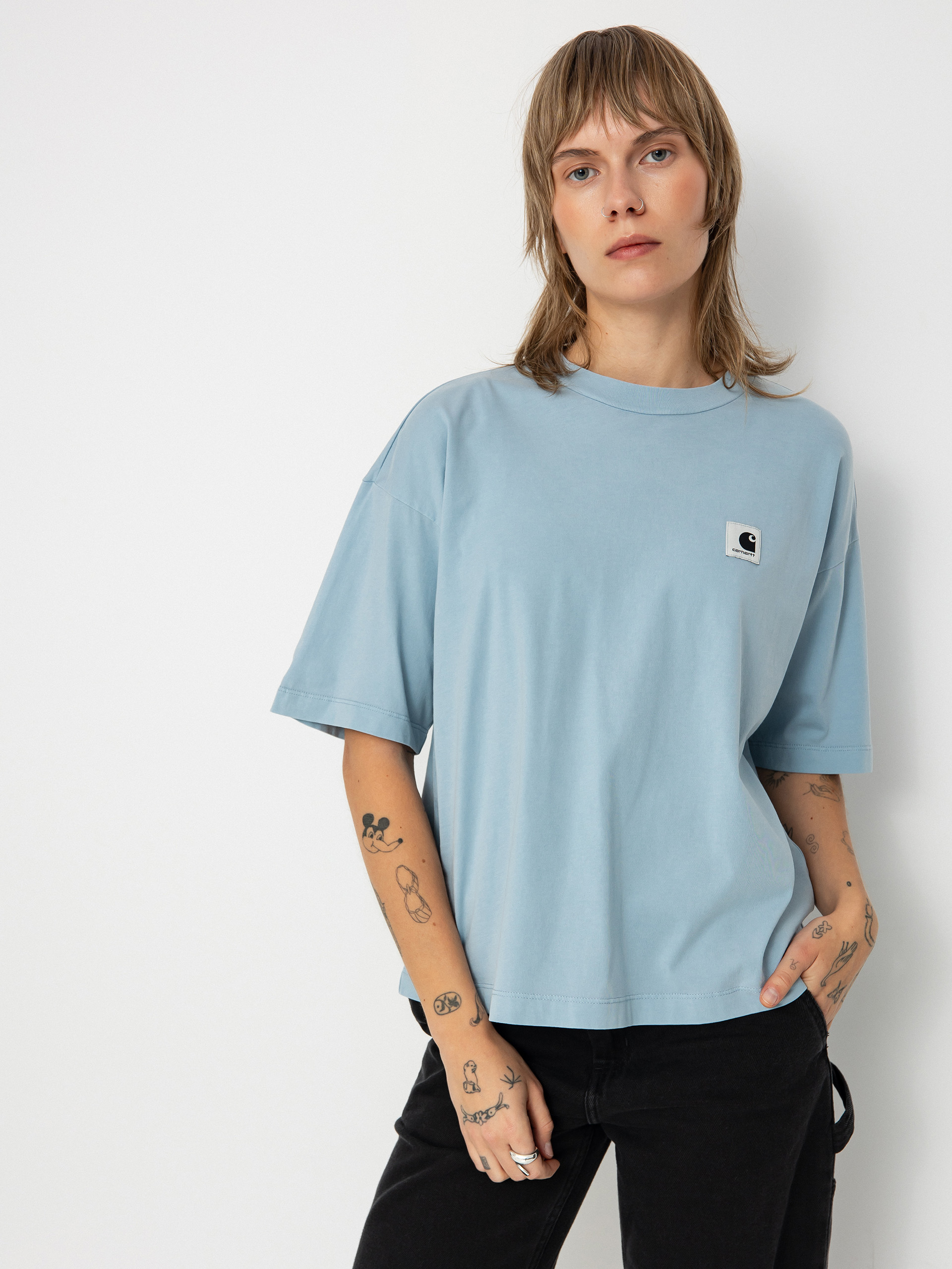 Carhartt WIP Nelson Wmn T-Shirt (dusty ice)