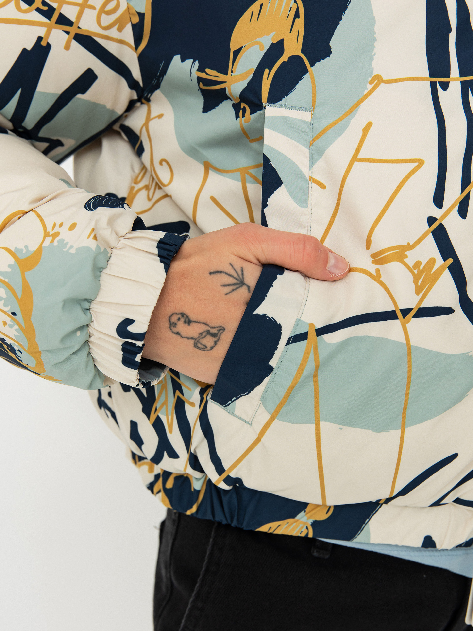 Iriedaily Jacket Paddy Short Wmn blue (slate)