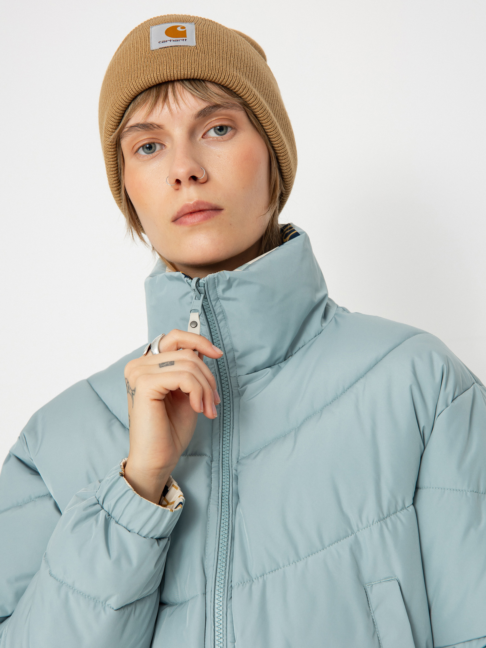 Iriedaily Jacke Paddy Short Wmn (slate)