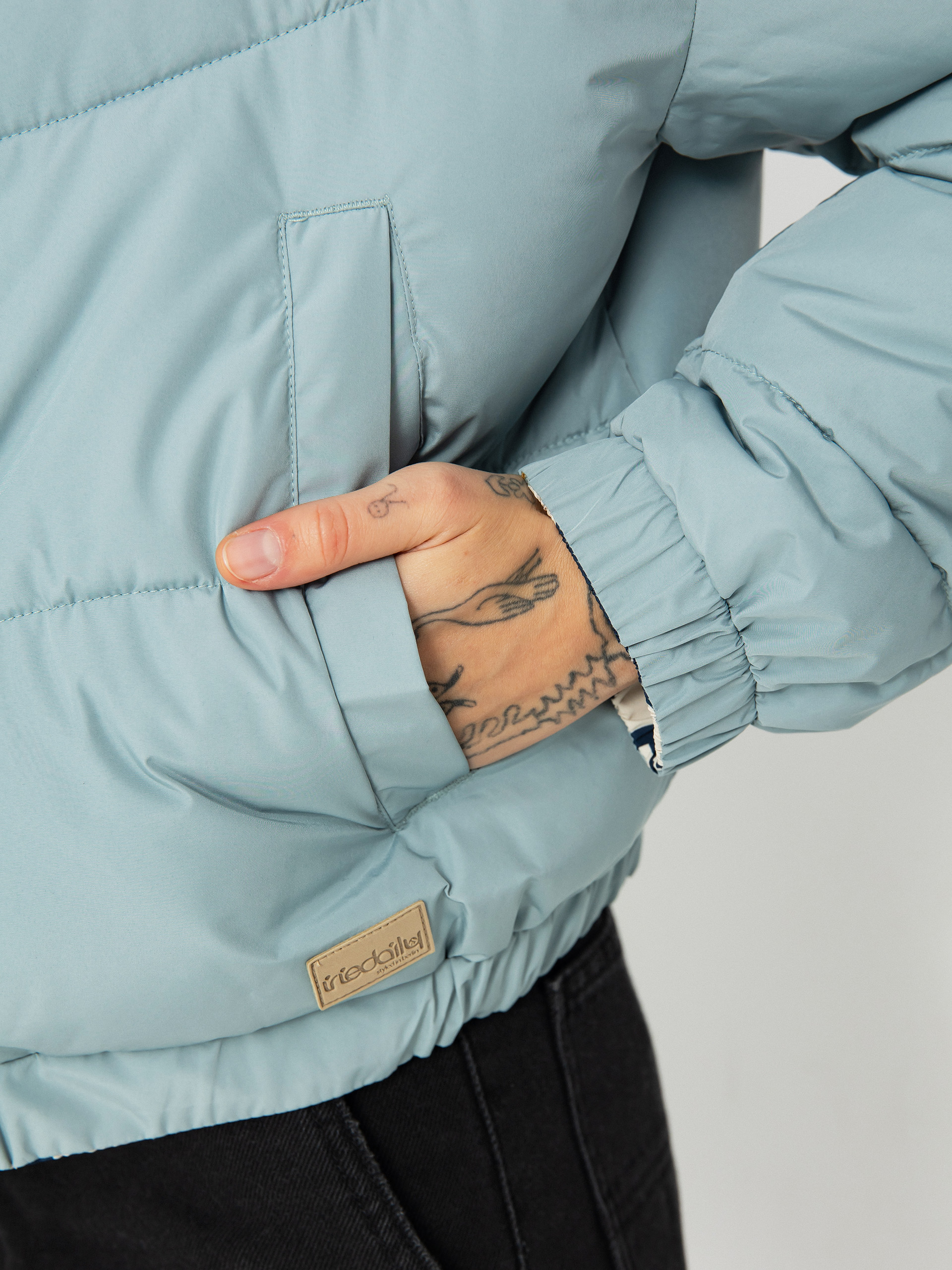 Iriedaily Jacke Paddy Short Wmn (slate)