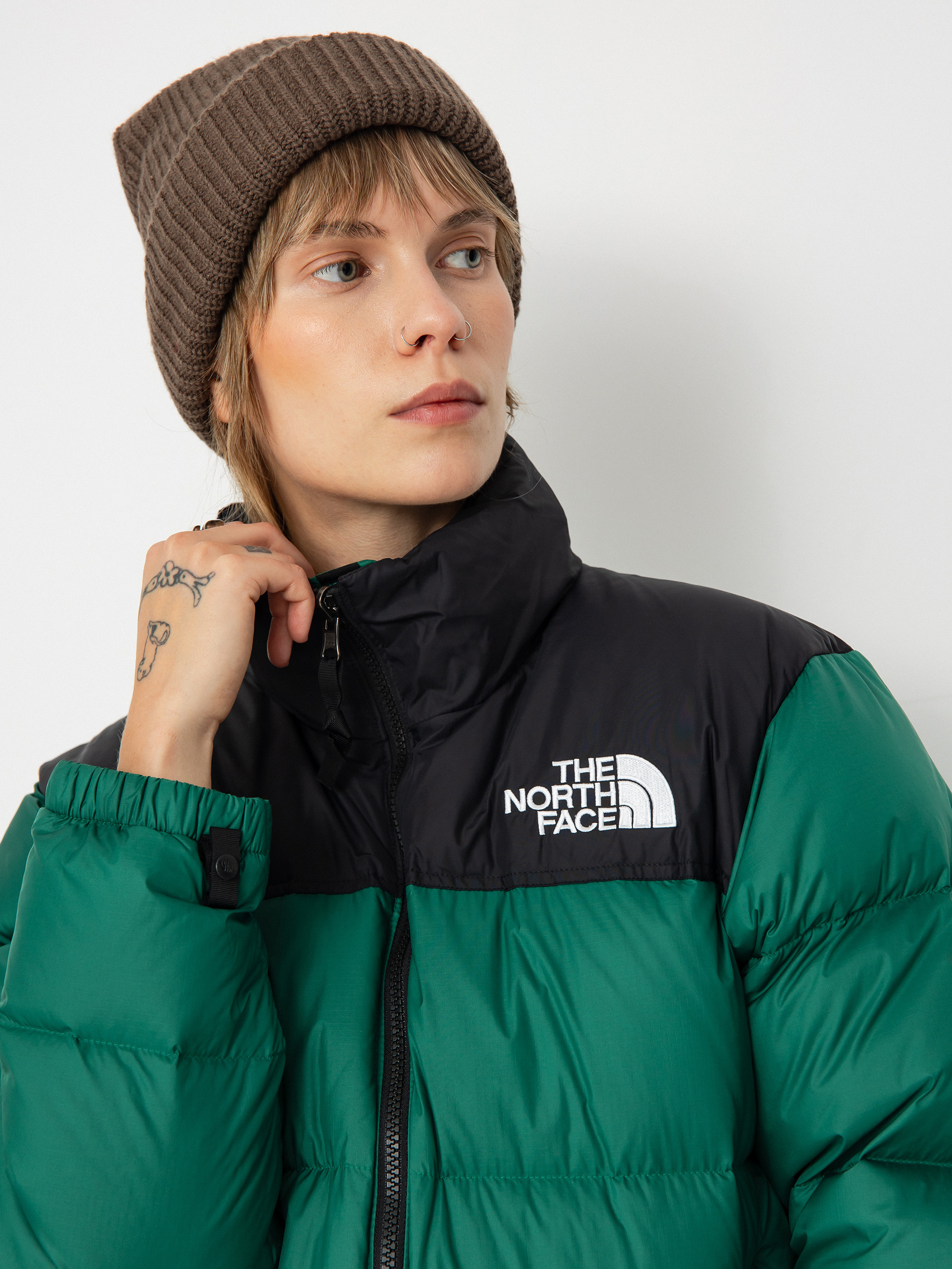 The North Face Jacket 1996 Retro Nuptse Wmn green evergreen