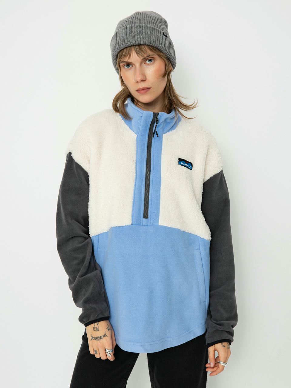 Kavu Fleece Jacke Timber Lane (sky mix)