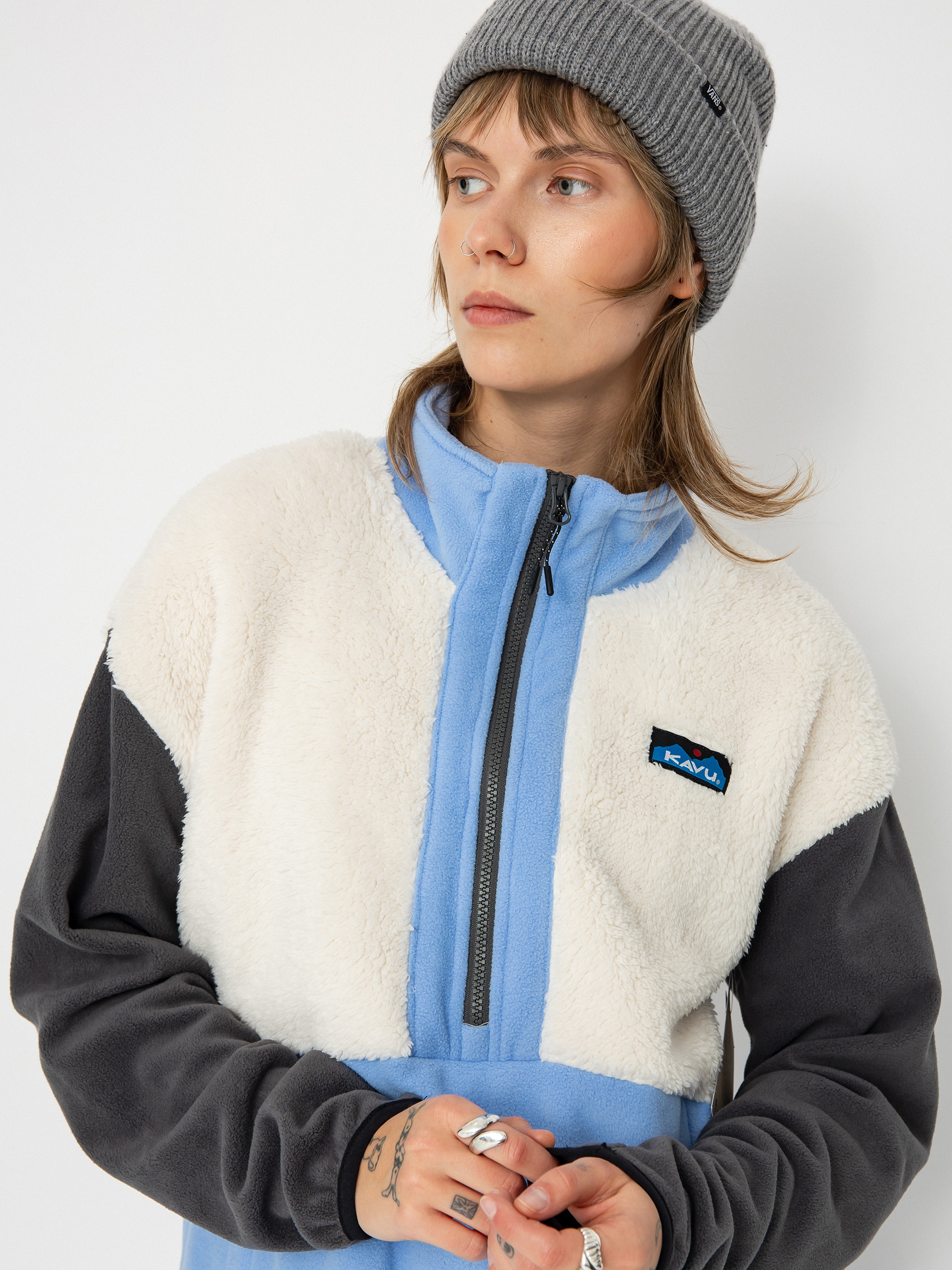 Mens Kavu Fleece  Timber Lane (sky mix)