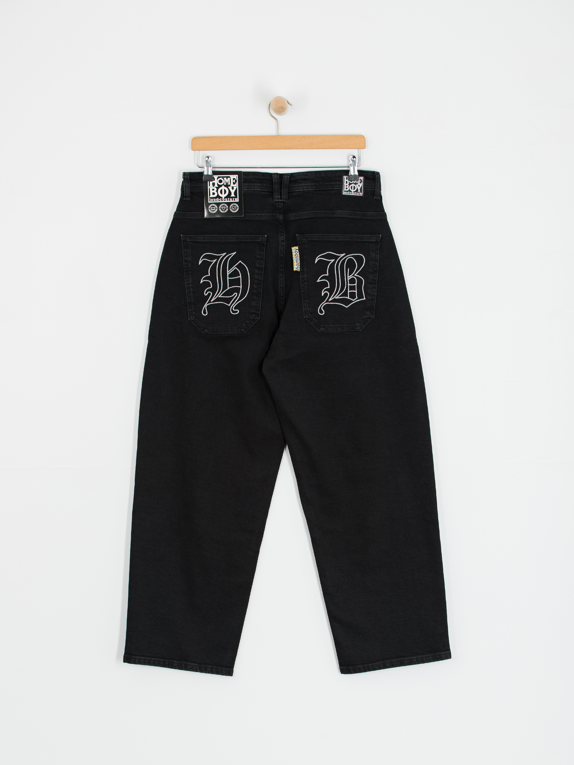 Homeboy X Tra Monster Gothic Denim Pants (washed black)