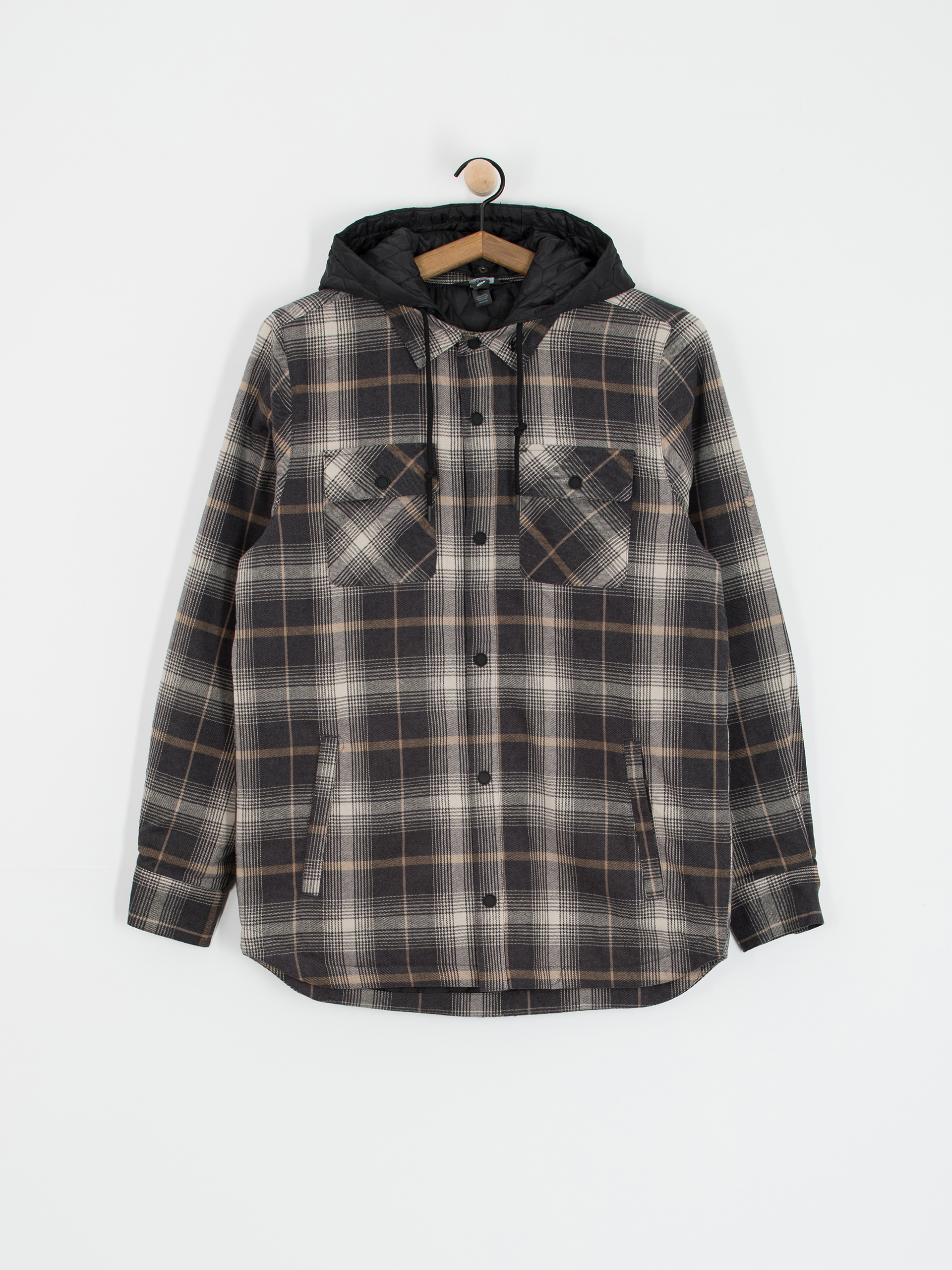 Mens Volcom Snowboard jacket Ins Riding Flannel (stone)