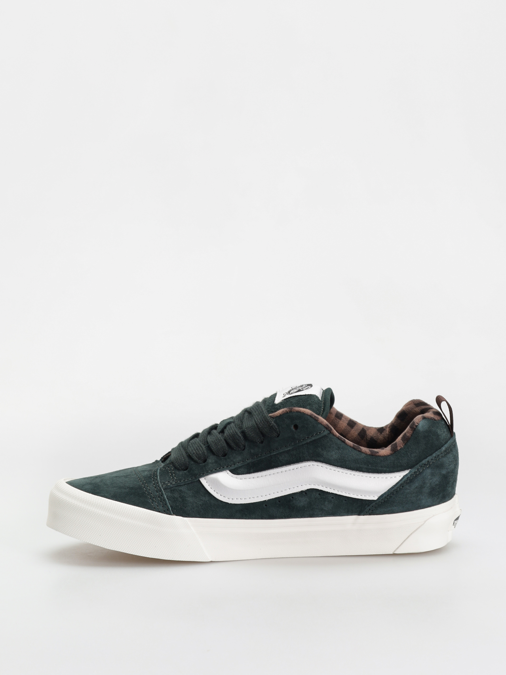 Vans Shoes Knu Skool (pig suede plaid scarab)