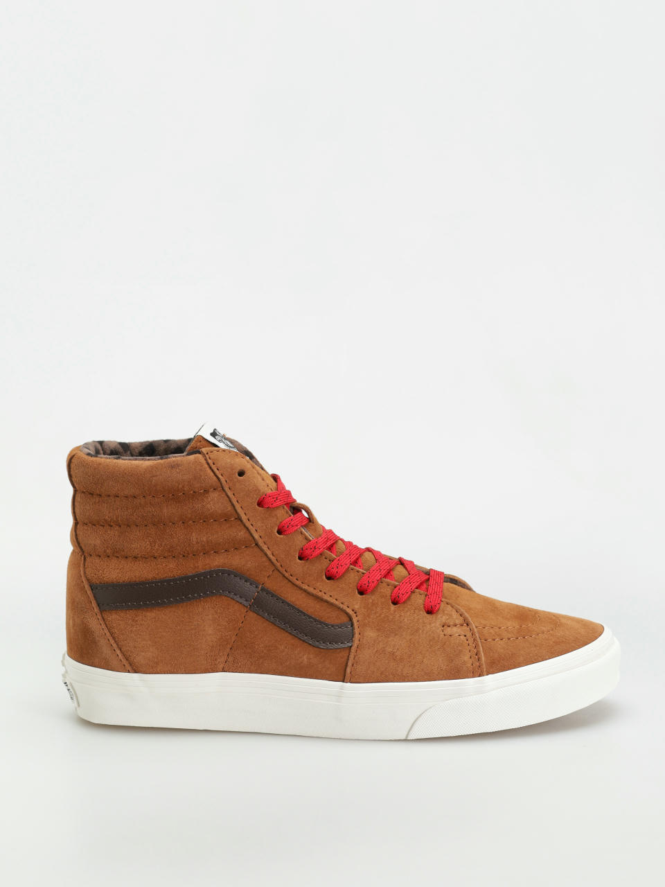 Vans Shoes Sk8 Hi (pig suede plaid glazed ginger)