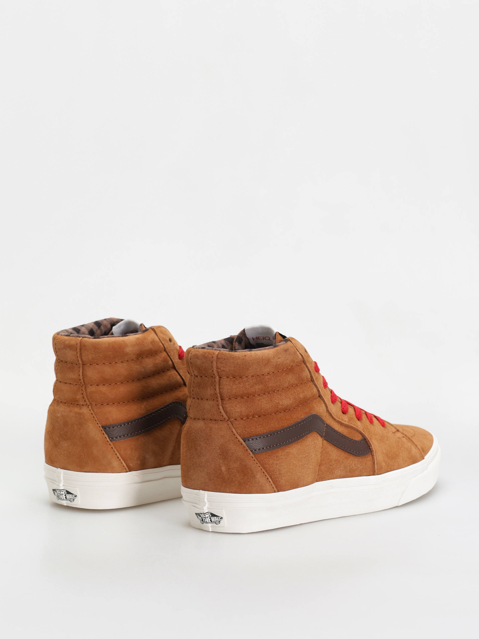 Vans Schuhe Sk8 Hi (pig suede plaid glazed ginger)