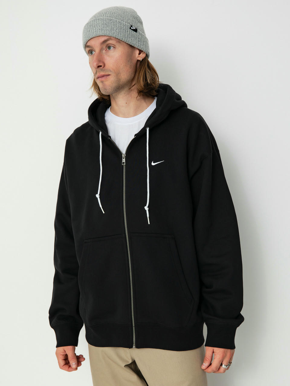 Nike SB Solo Swoosh ZHD Hoodie (black/white)