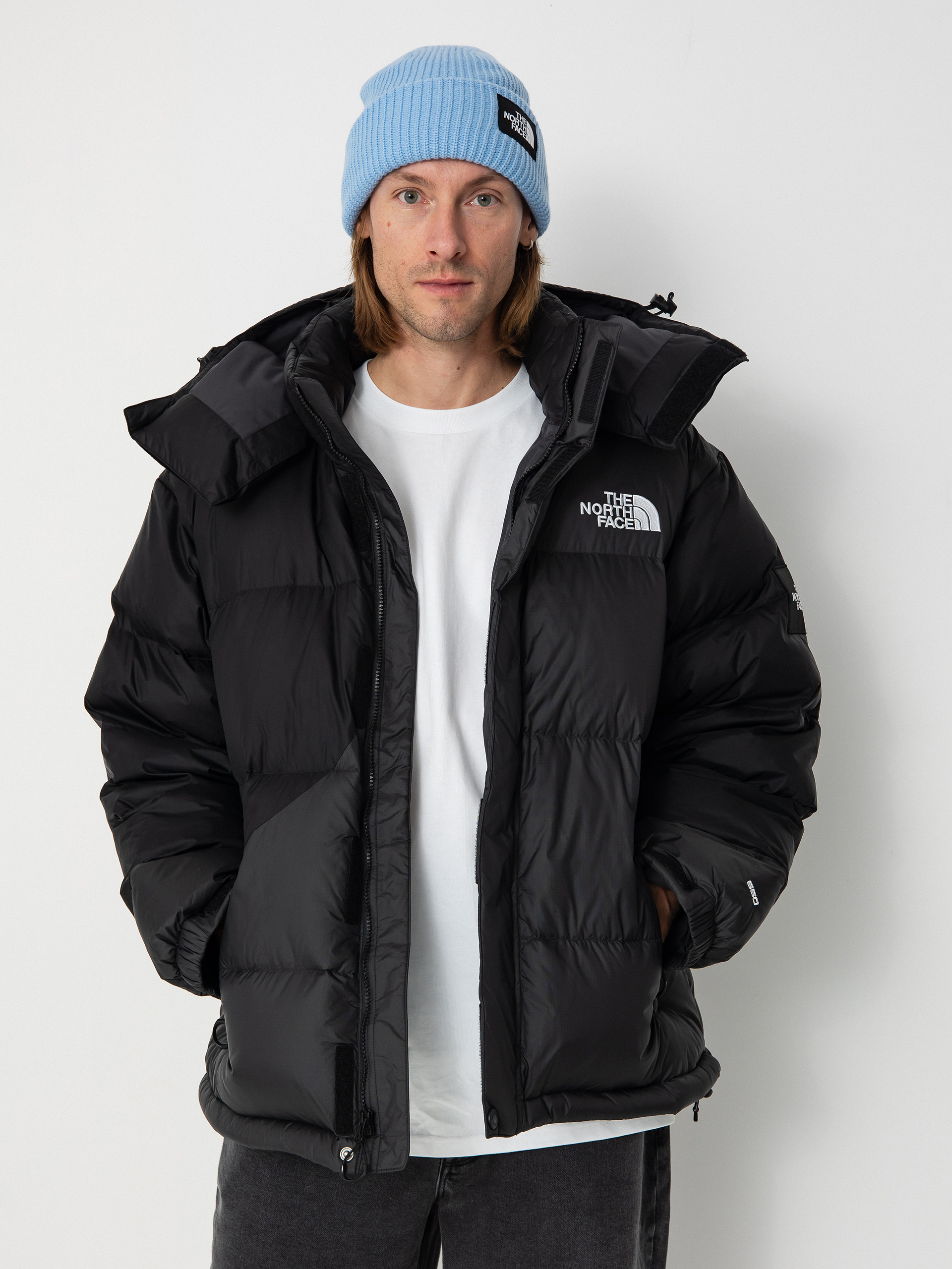 Black grey north face jacket online