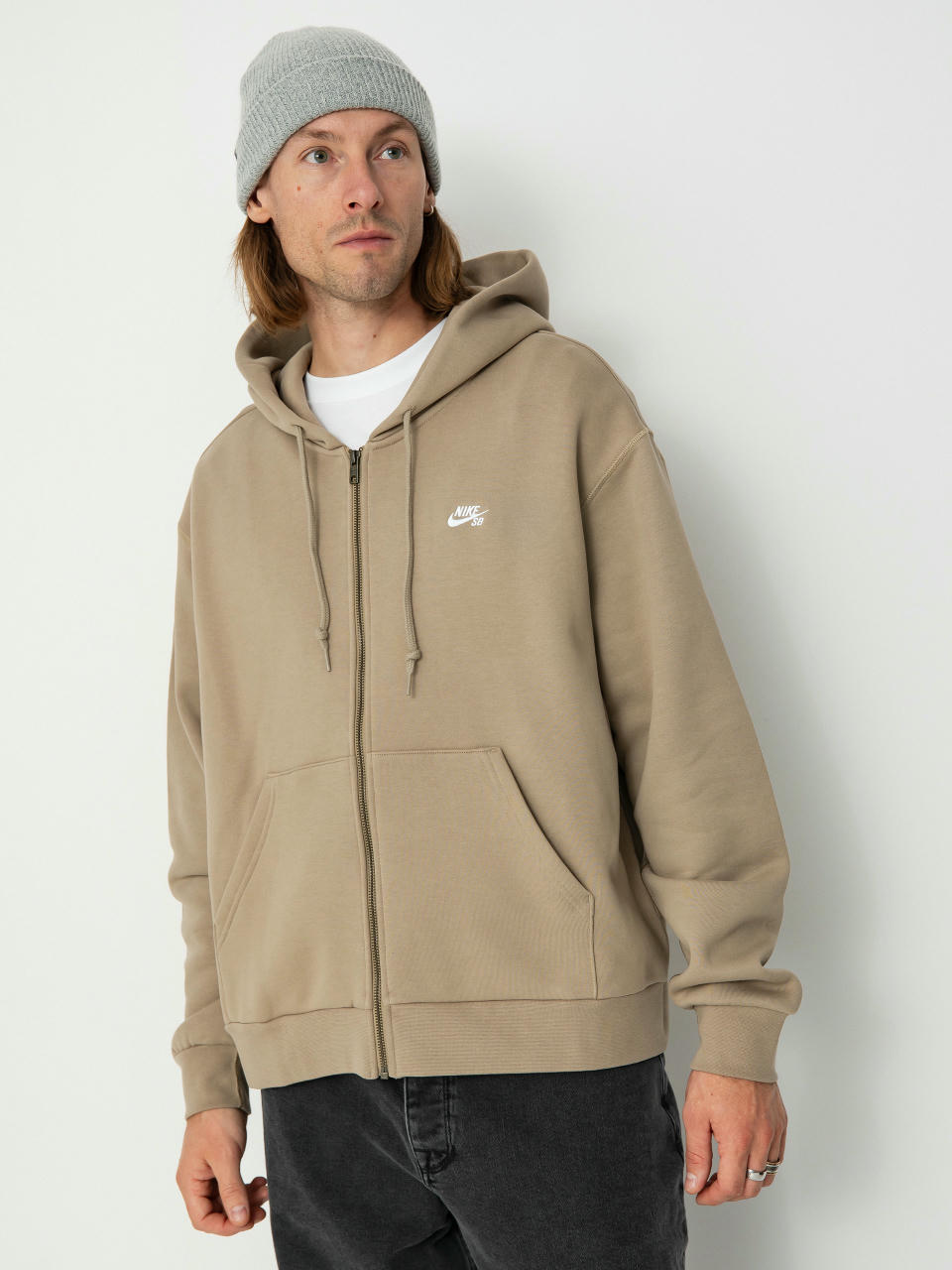 Nike SB Essential LBR ZHD Hoodie (khaki/white)