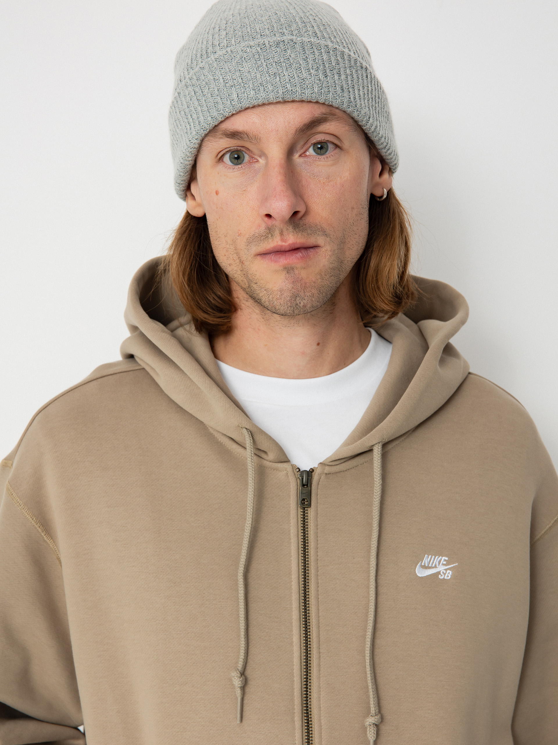 Nike SB Essential LBR ZHD Hoodie (khaki/white)