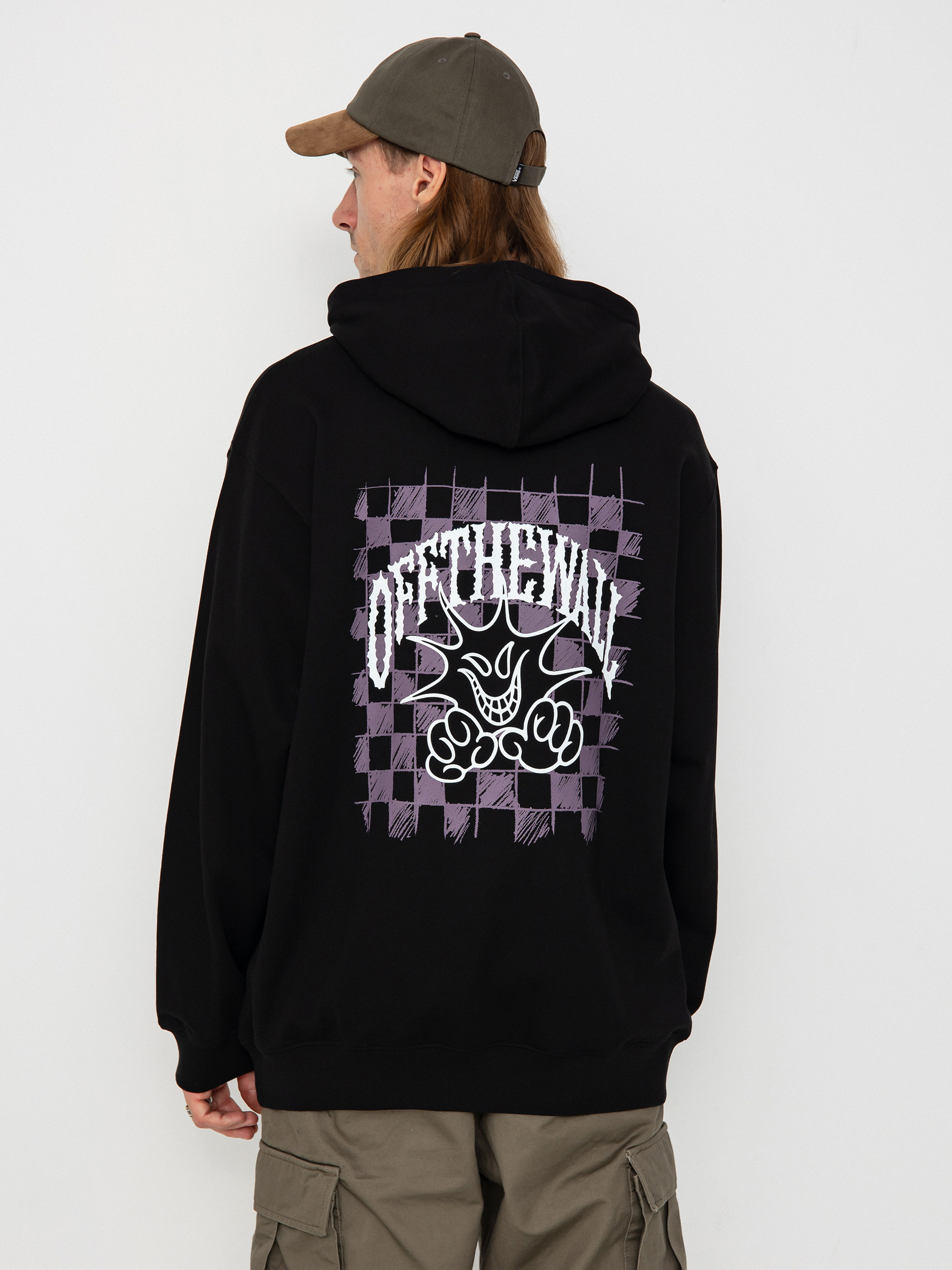 Vans Checker Logo Gfx Loose HD Hoodie (black)