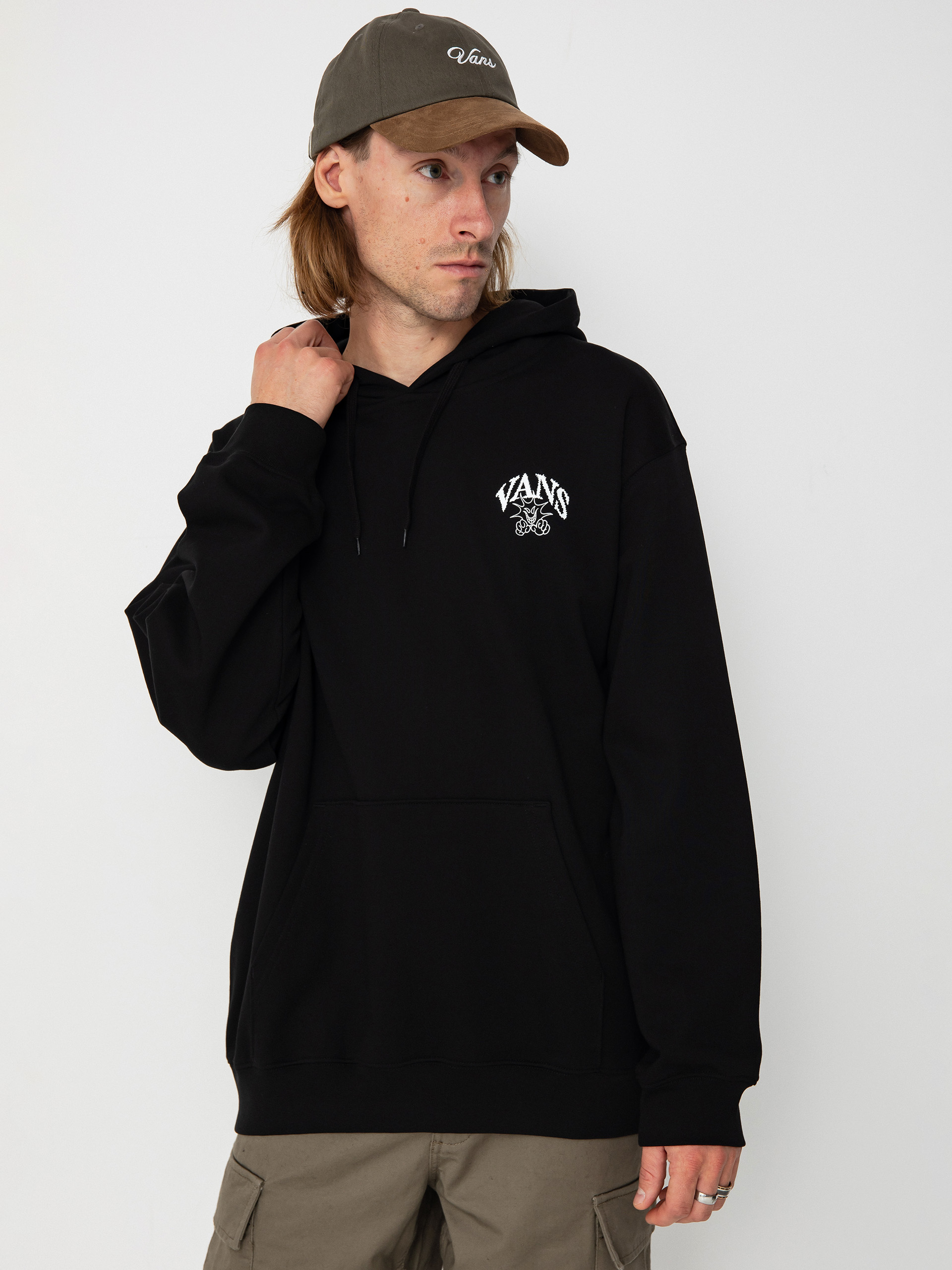 Vans Checker Logo Gfx Loose HD Hoodie (black)