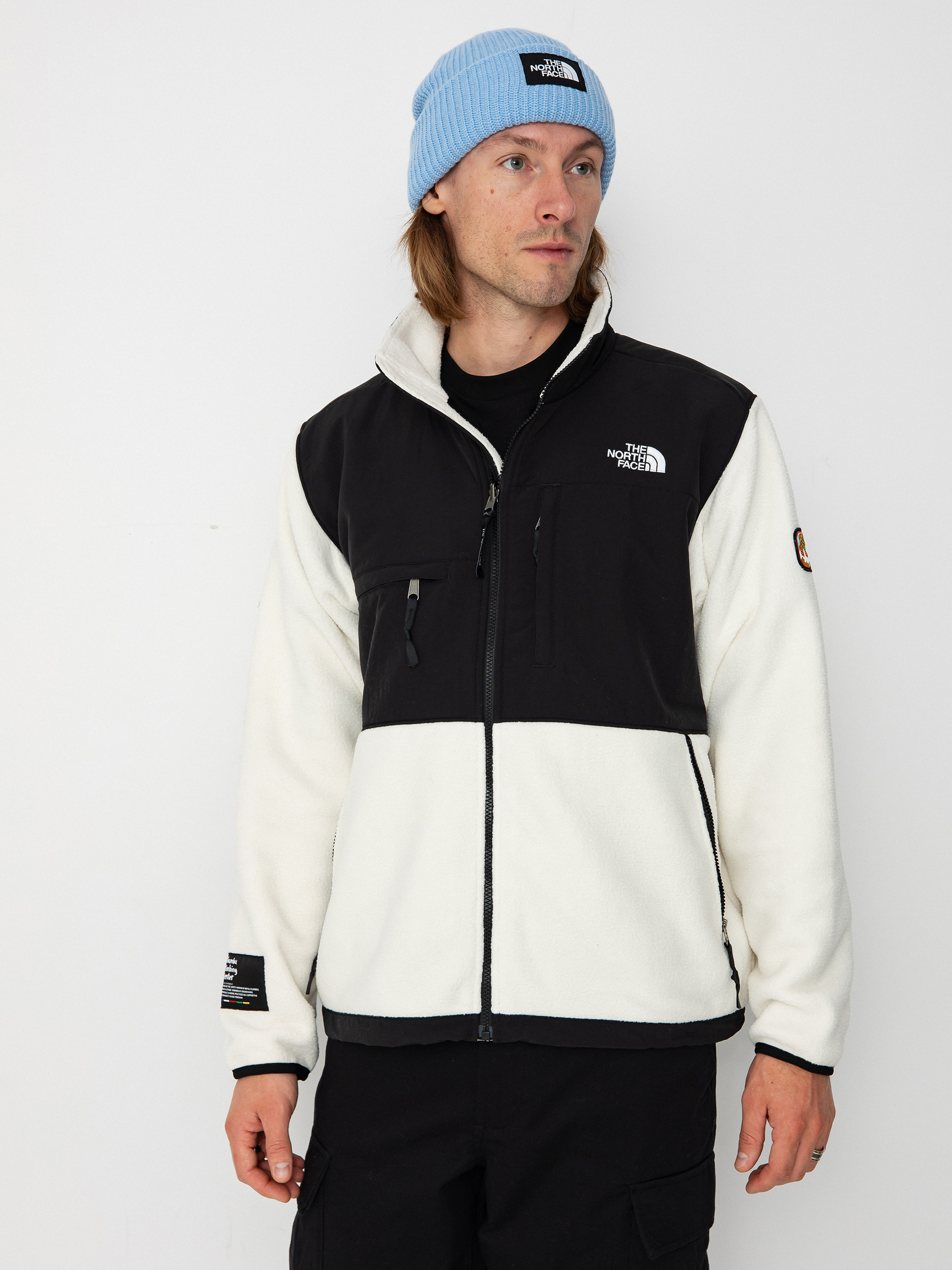 The North Face Retro Denali Jacke WeiB white dune tnf black tn