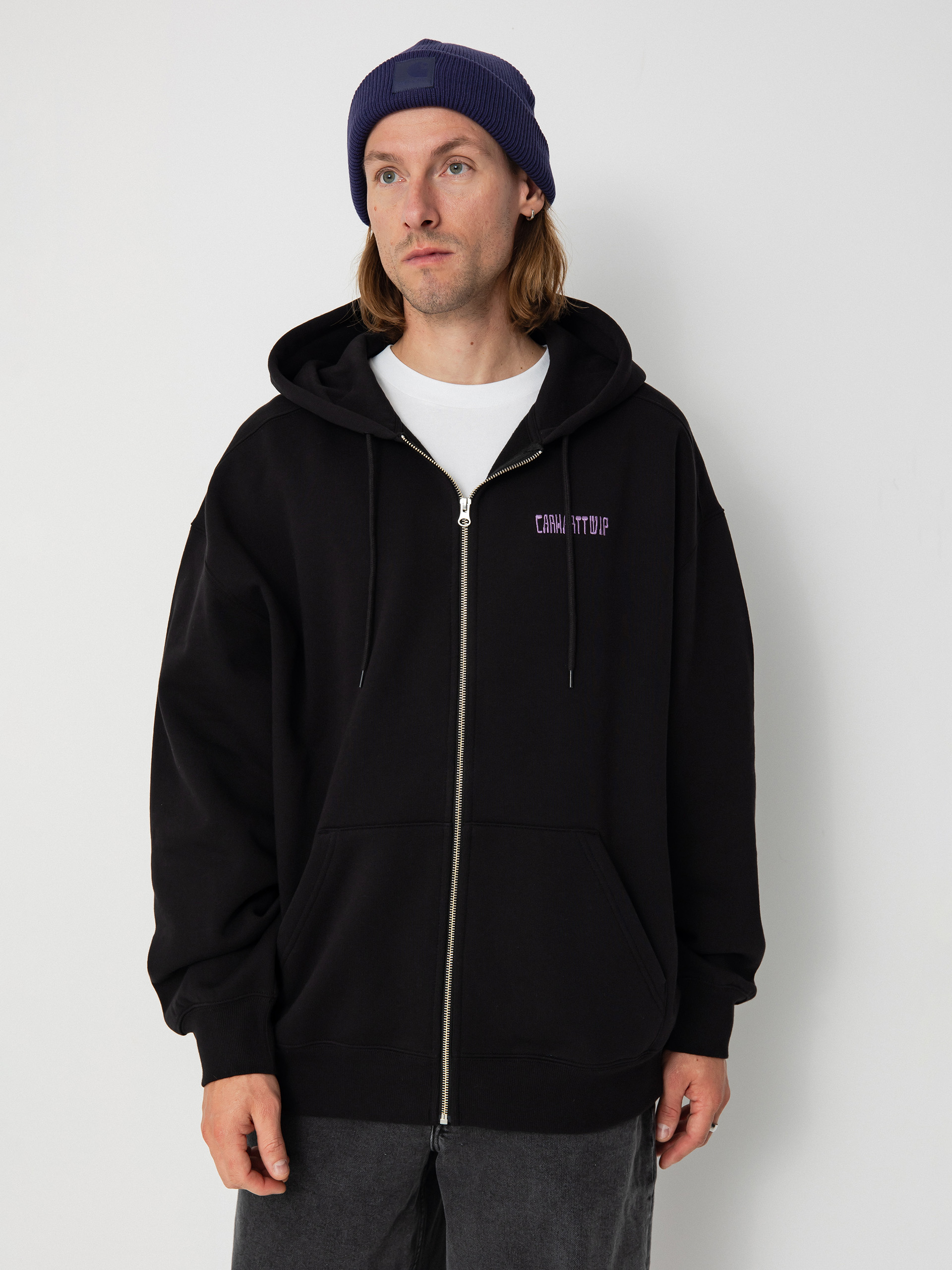 Carhartt WIP Think Tank ZHD Hoodie (black/purple)