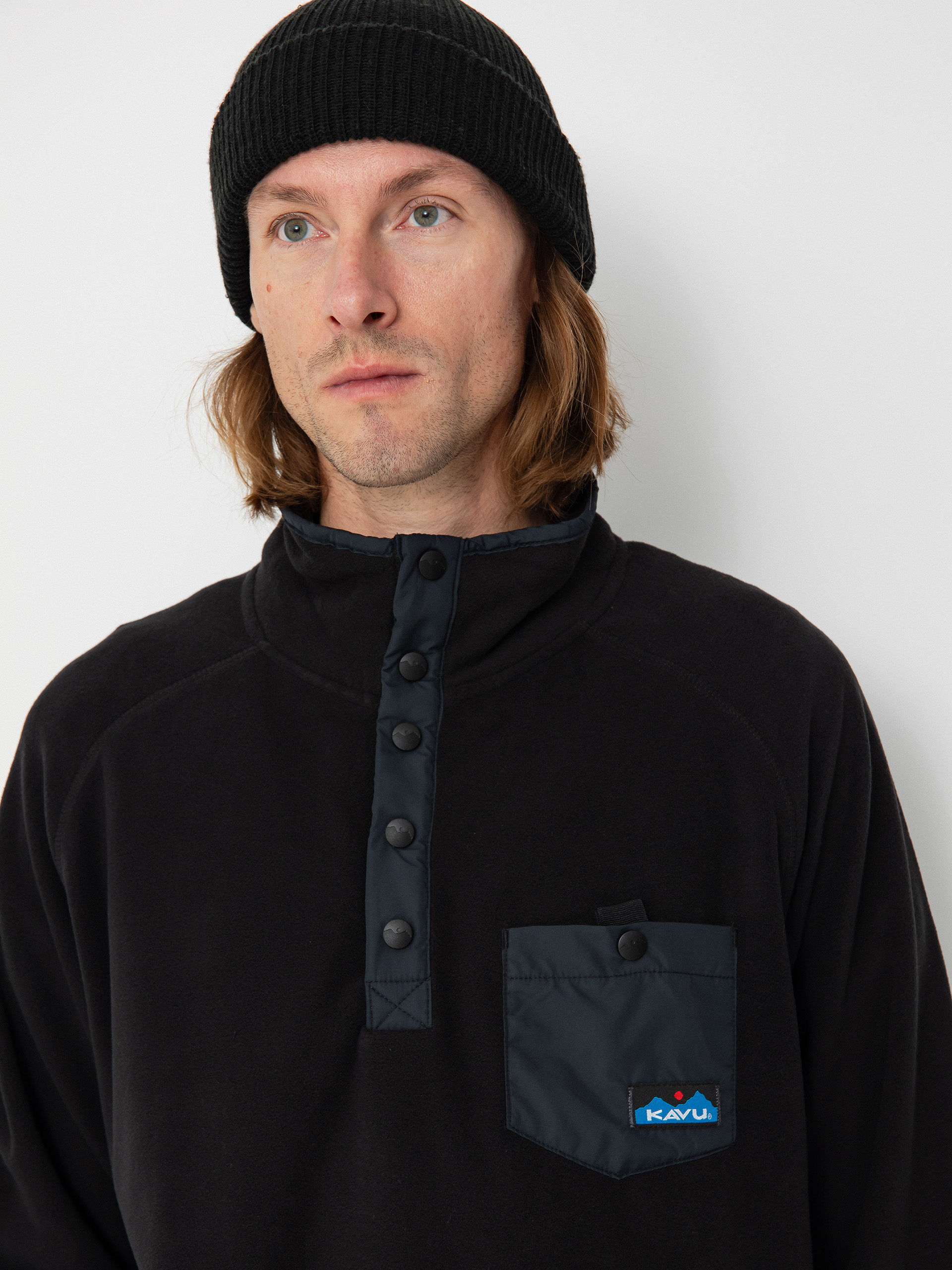 Mens Kavu Fleece  Teannaway (black)