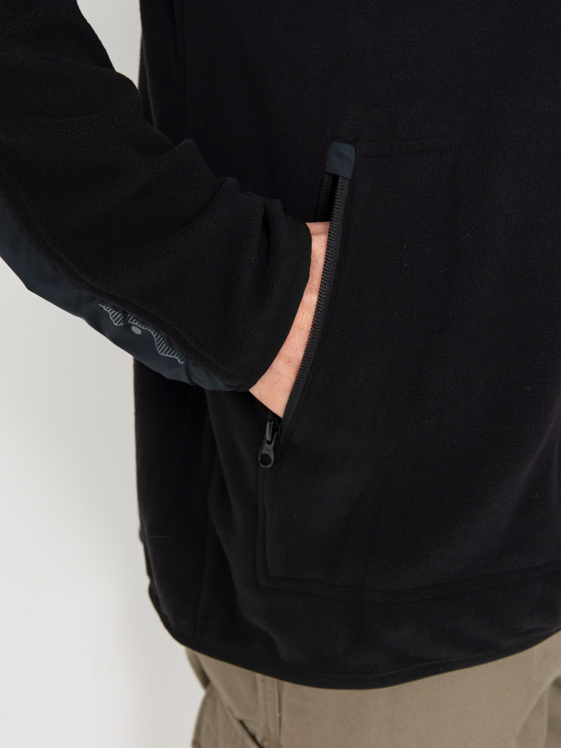 Herren Kavu Fleece Jacke Teannaway (black)