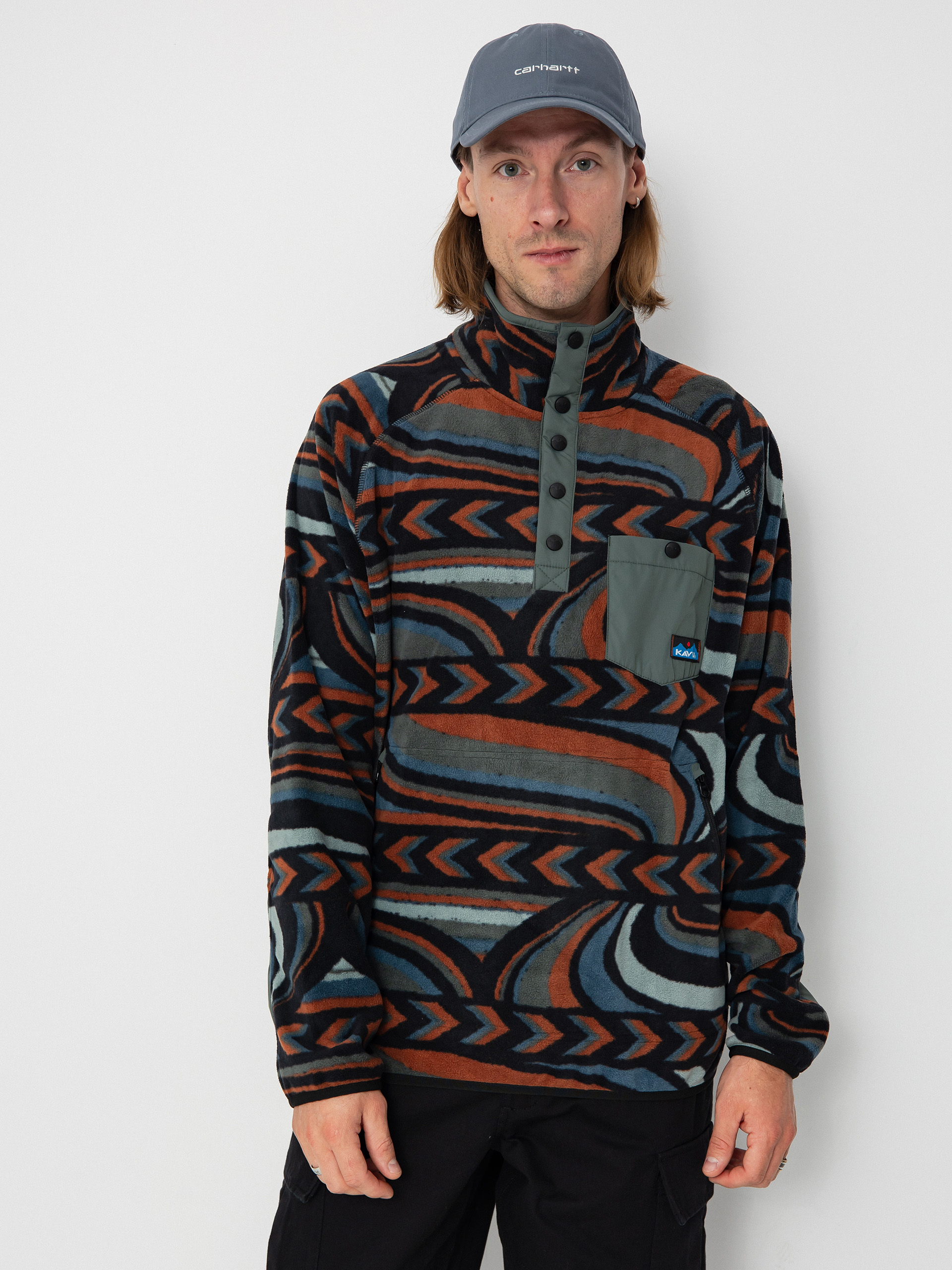 Kavu Teannaway Fleece - multicolor (riven stitch)