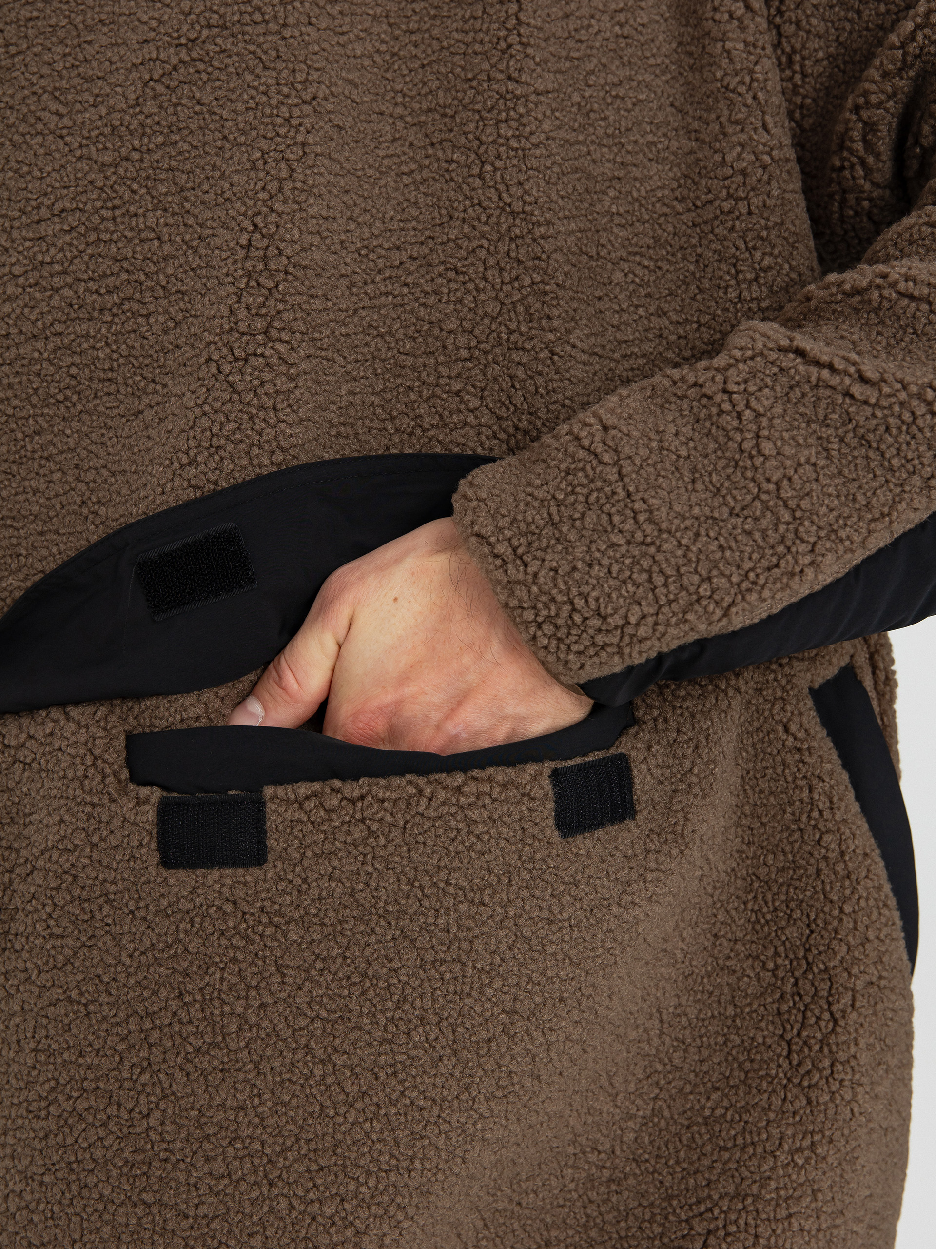 Herren Kavu Fleece Jacke Port Pullover (walnut)