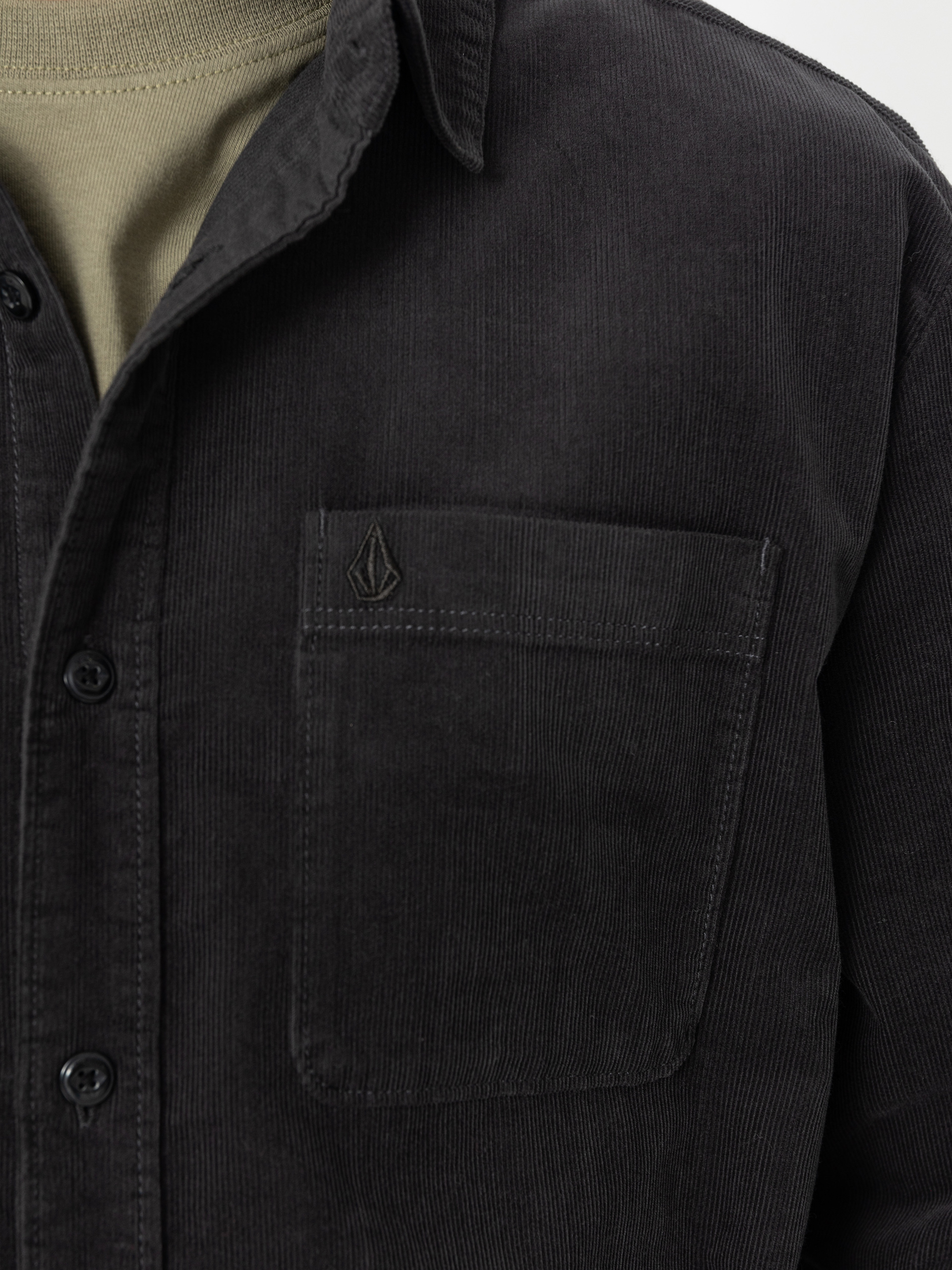 Volcom Zander Ls Hemd (asphalt black)