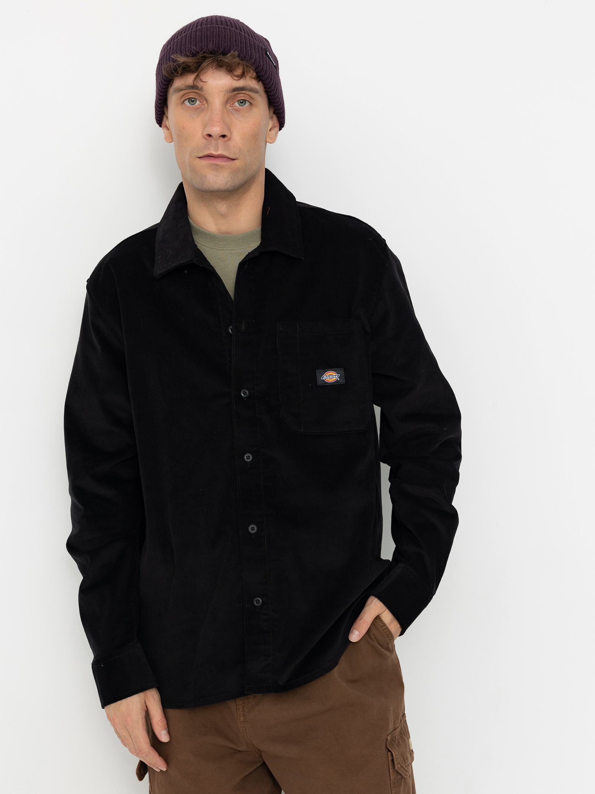 Dickies Corduroy Shirt (black)