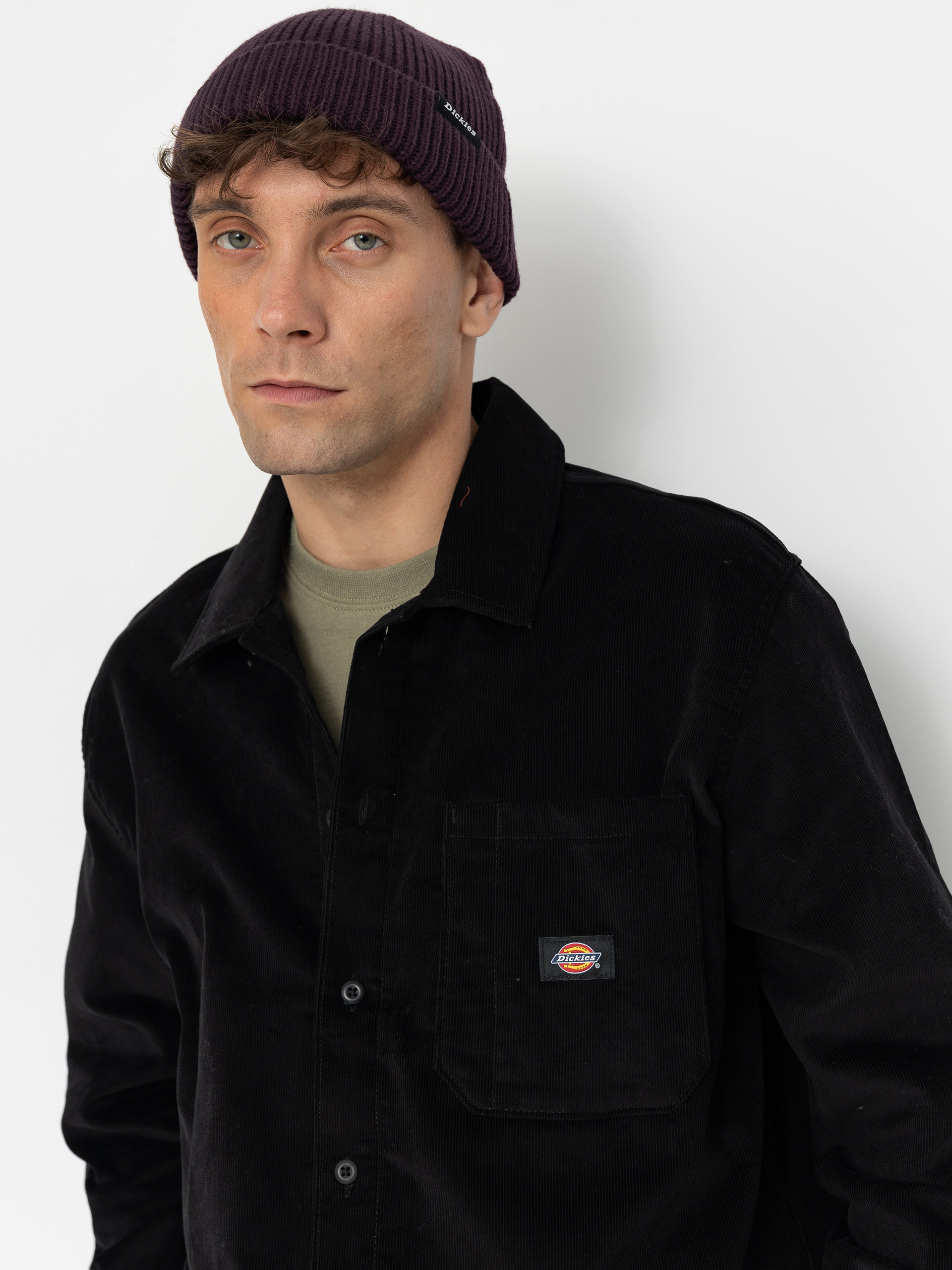 Dickies Corduroy Hemd (black)