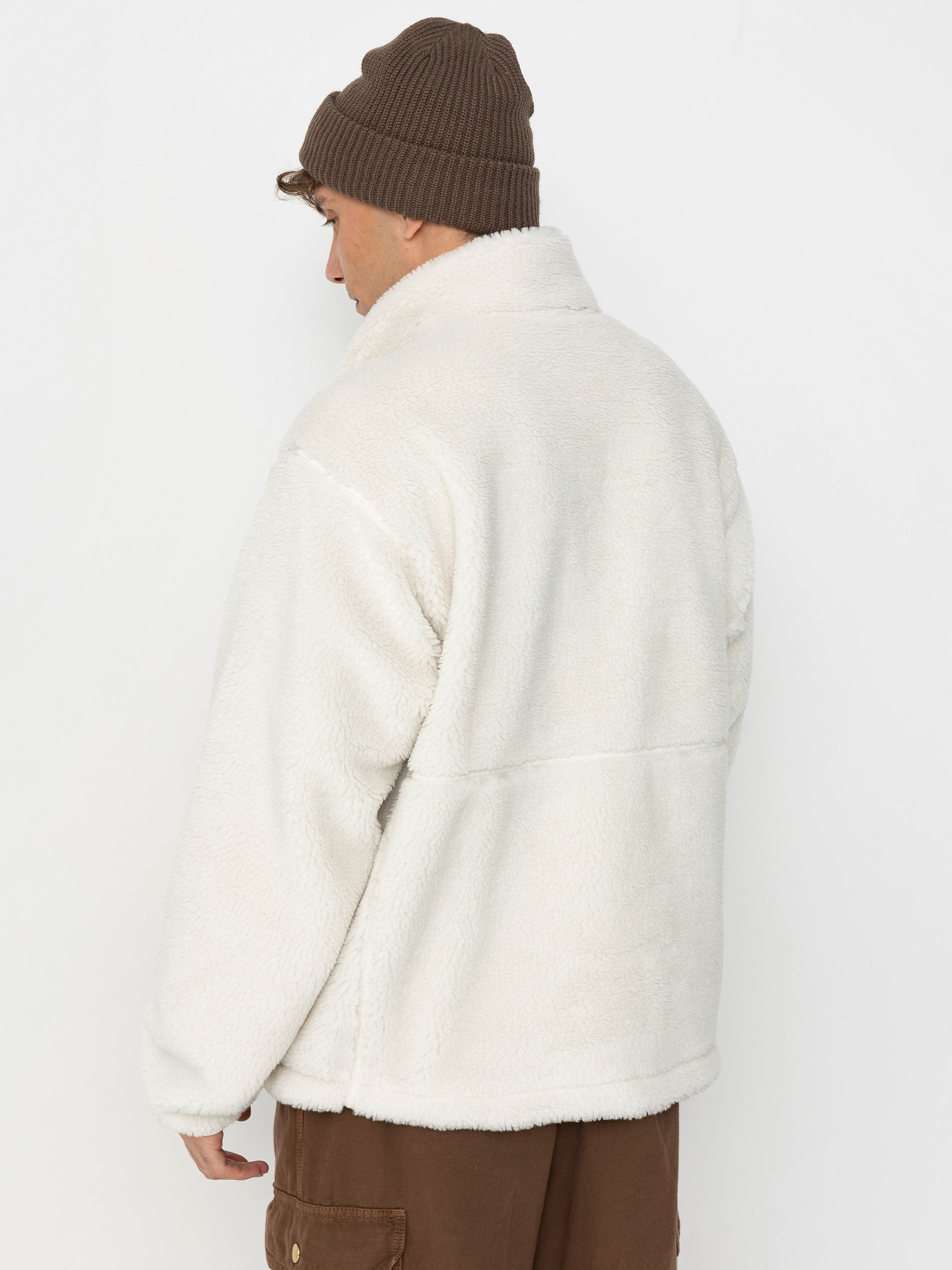 Mens The North Face Extreme Pile 2 FZ Jacket (white dune)