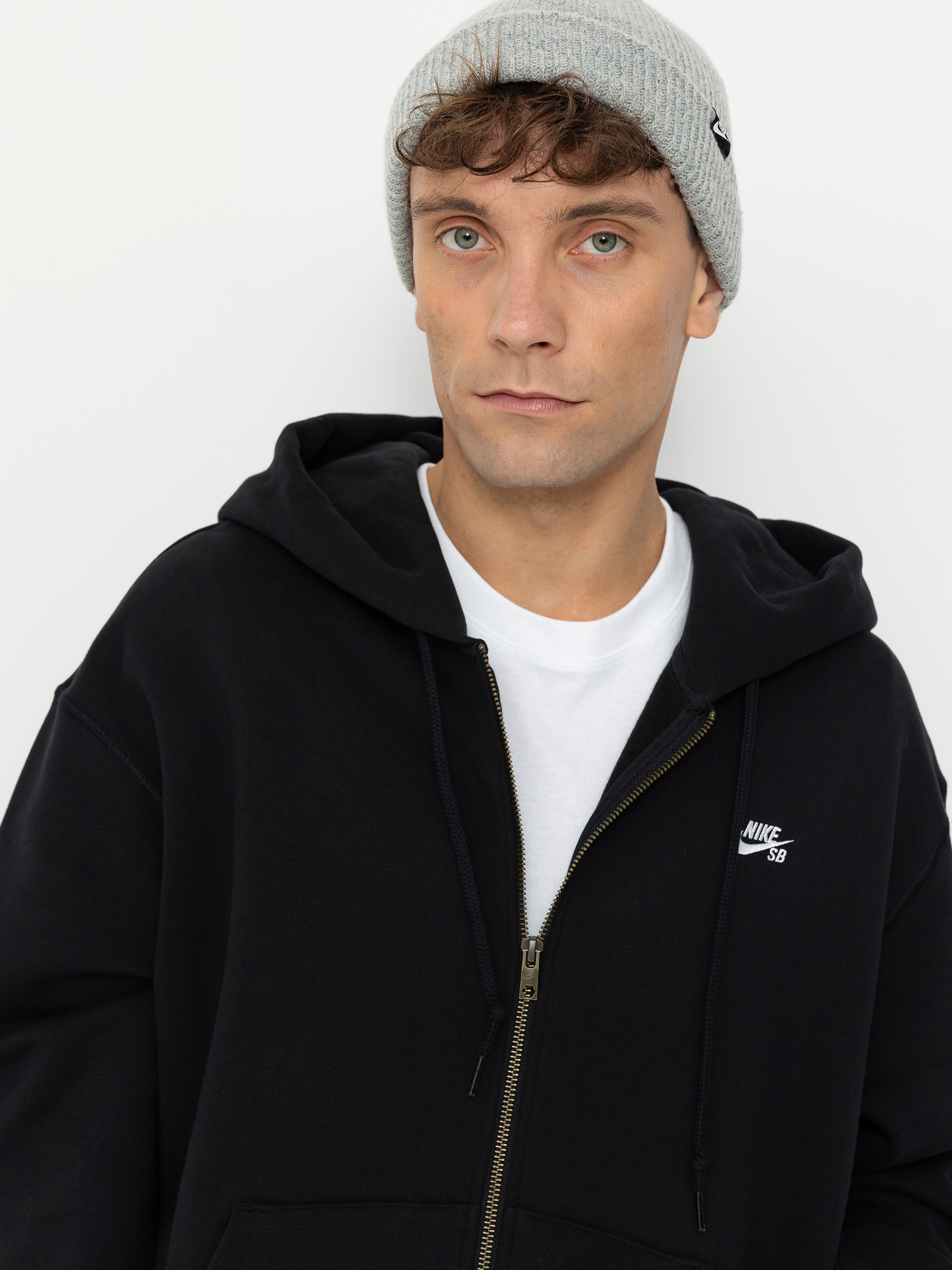 Nike SB Hoodie Essential LBR ZHD (black/white)