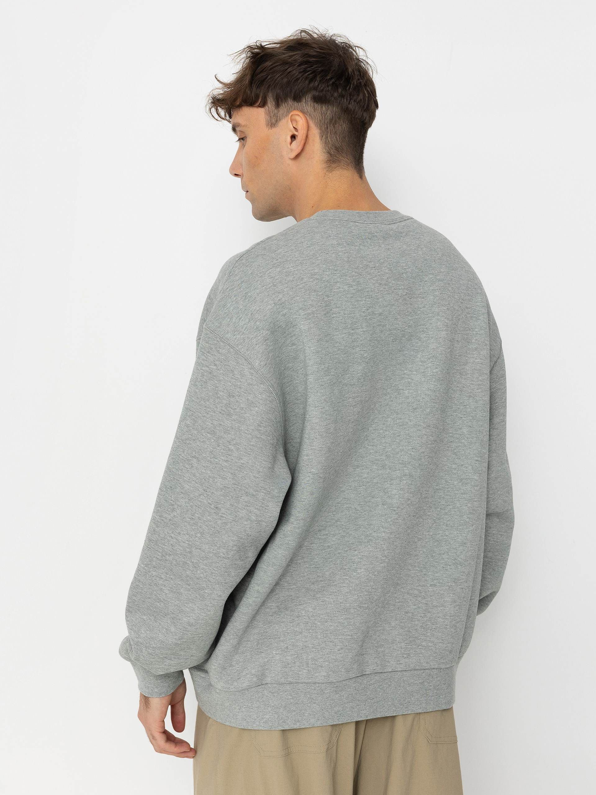 nike essential crew sweatshirt grey