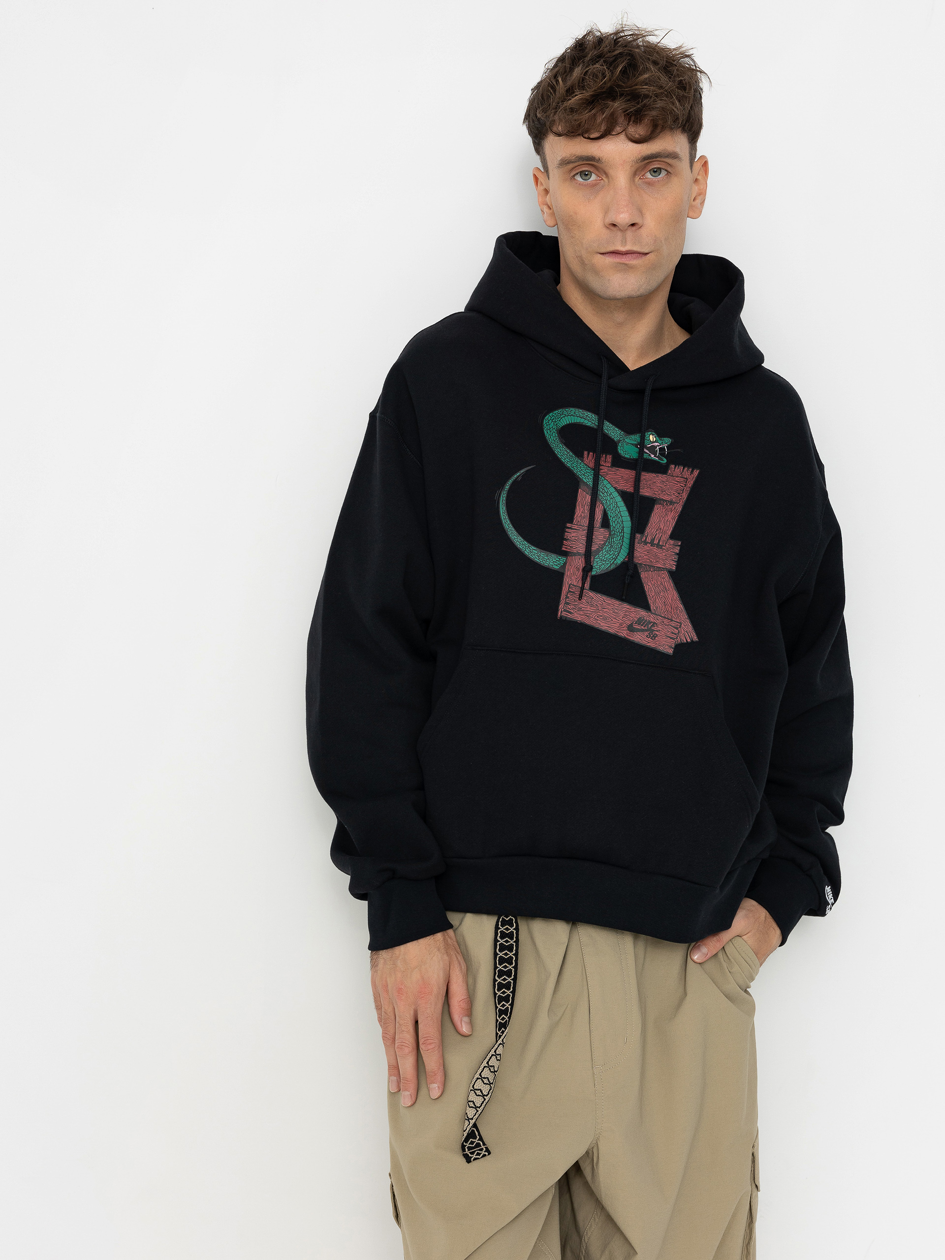 ★ナイキ SB Snake Hoodie パーカー 関税込★ Nike SB Snake HD Hoodie - black (black/white)