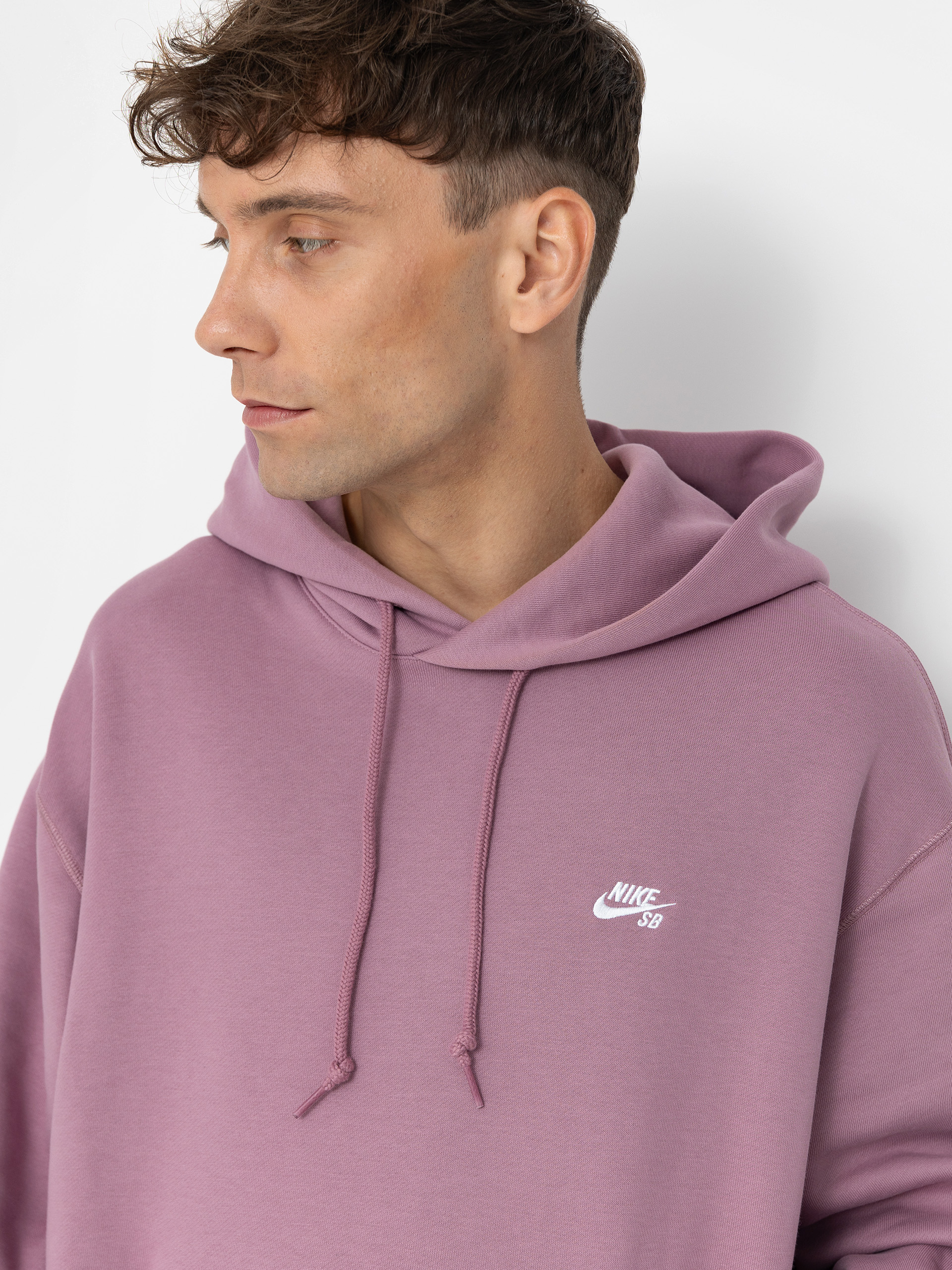 Nike SB Essential Logo HD Hoodie (plum dust/white)