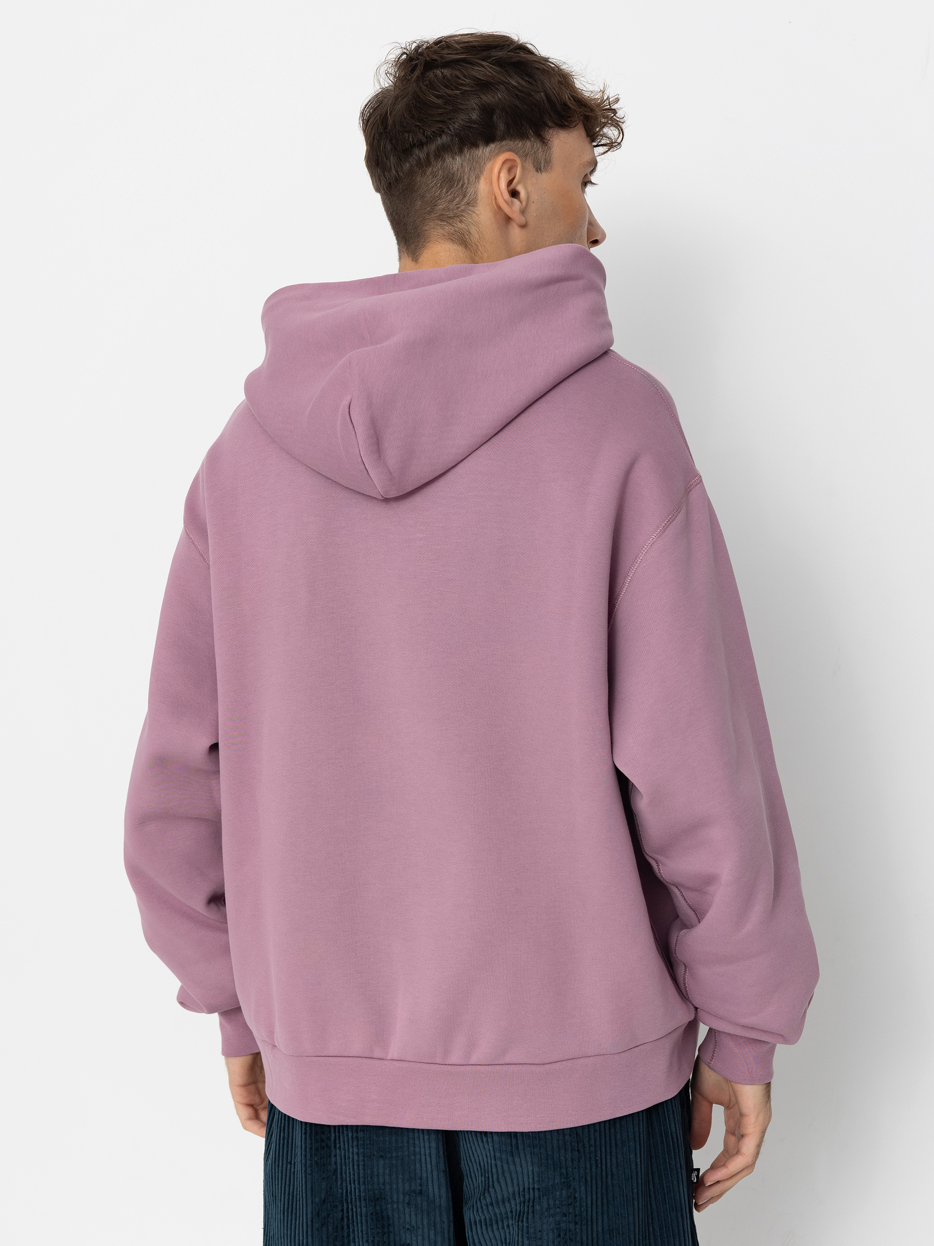 Nike SB Essential Logo HD Hoodie pink plum dust white