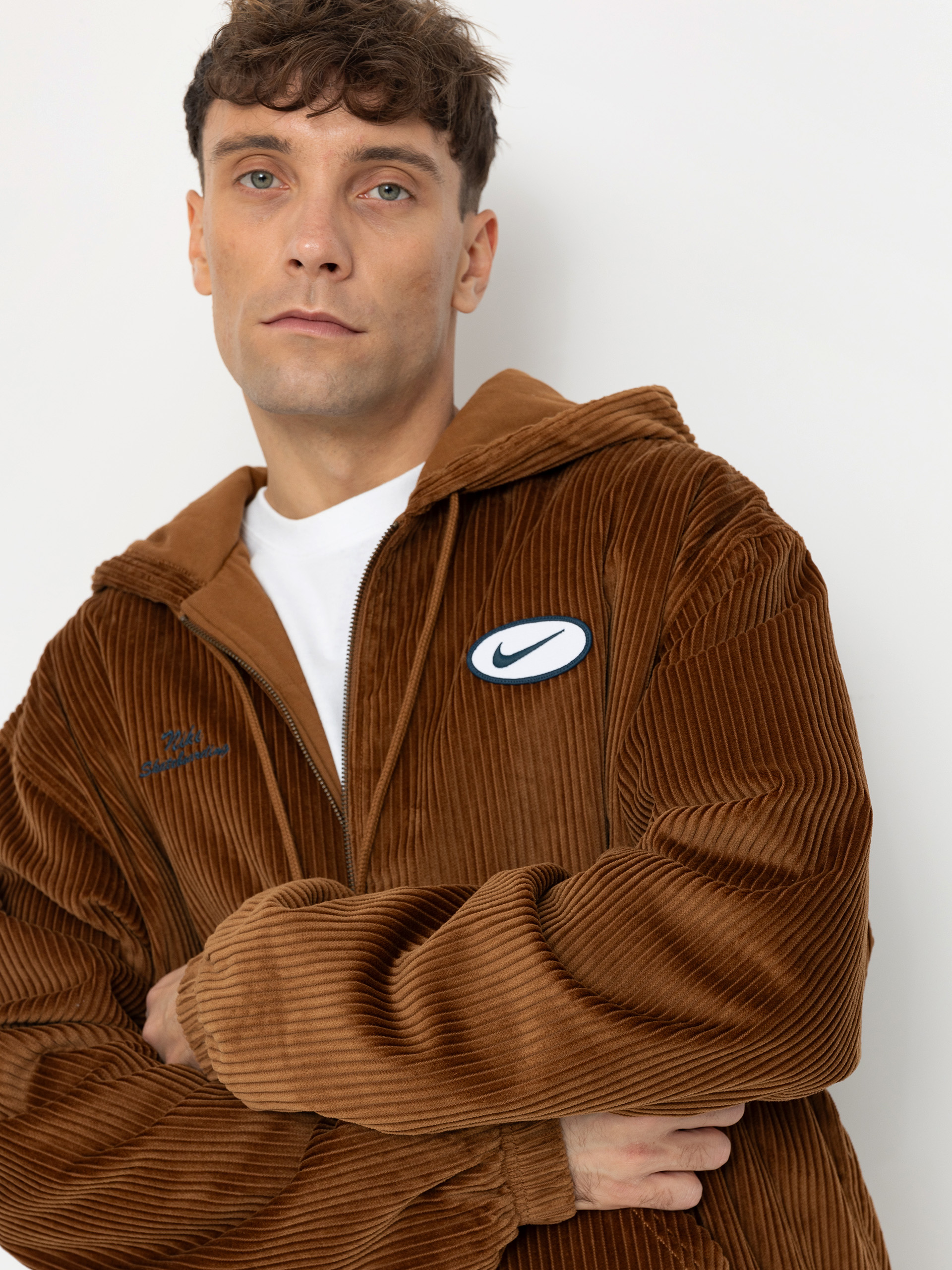 Nike SB FZ Cord HD Jacke (lt british tan/armory navy)