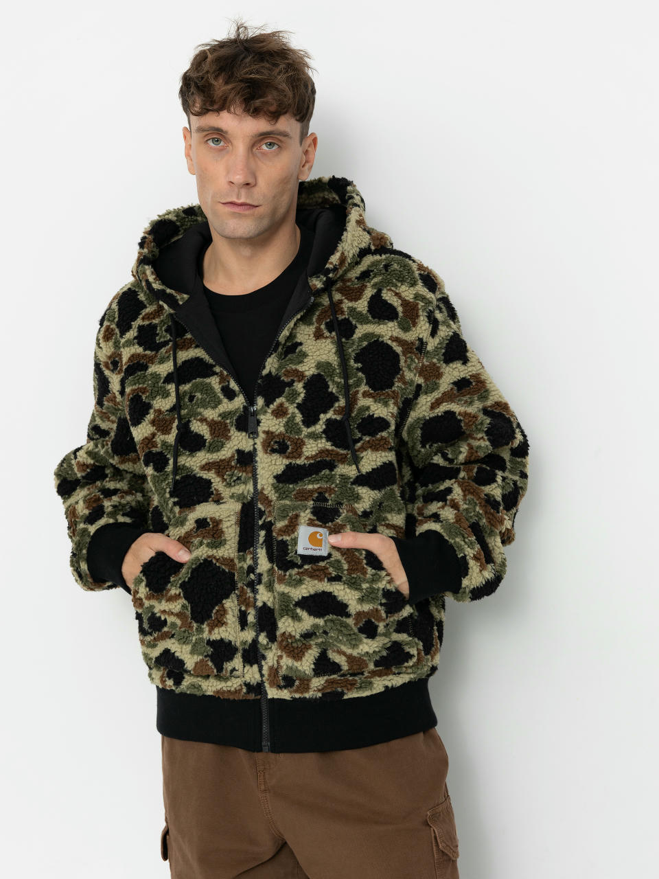 Carhartt WIP OG Active Liner Jacke (camo duck jacquard/green)