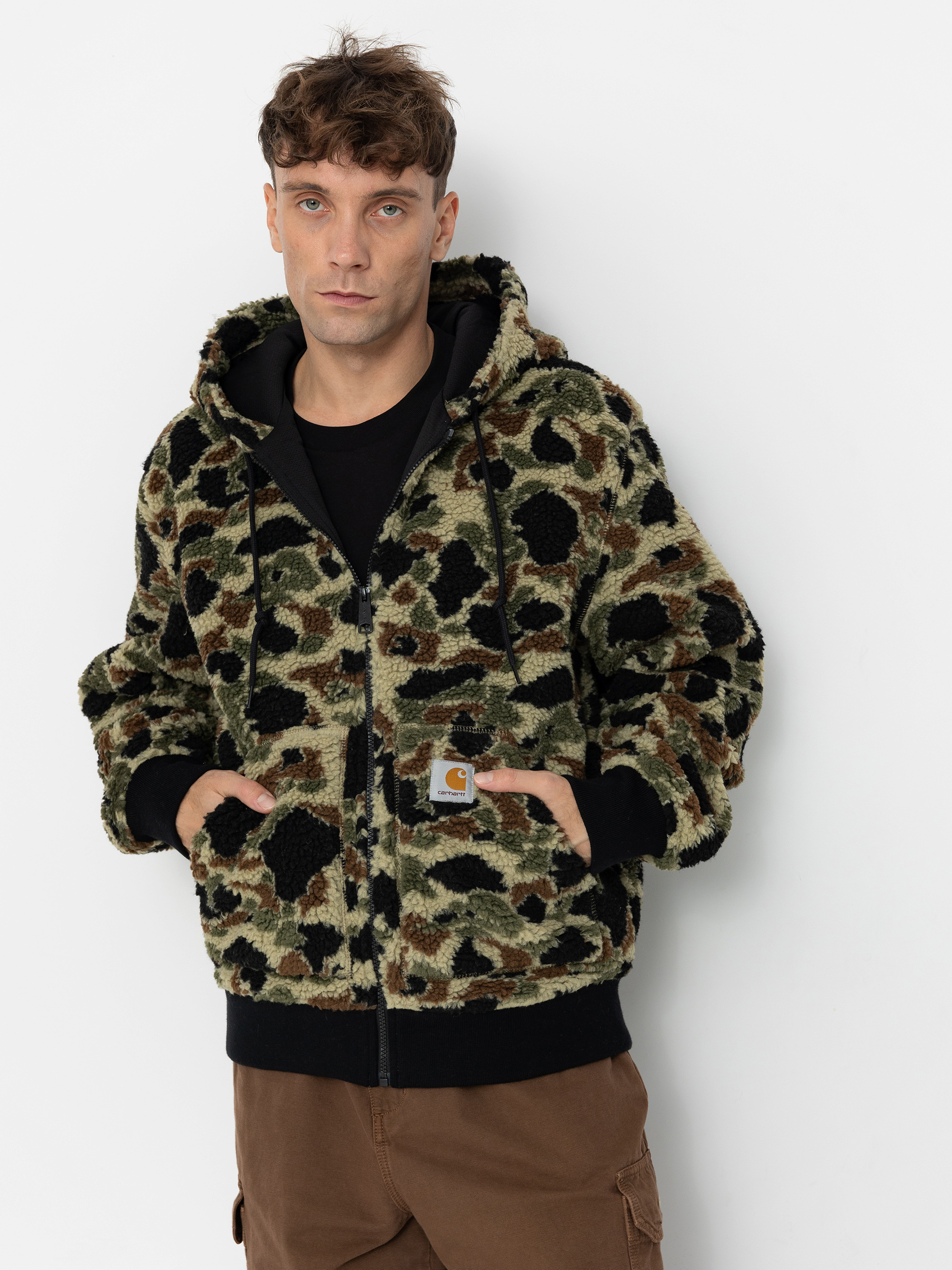 Carhartt WIP OG Active Liner Jacket (camo duck jacquard/green)