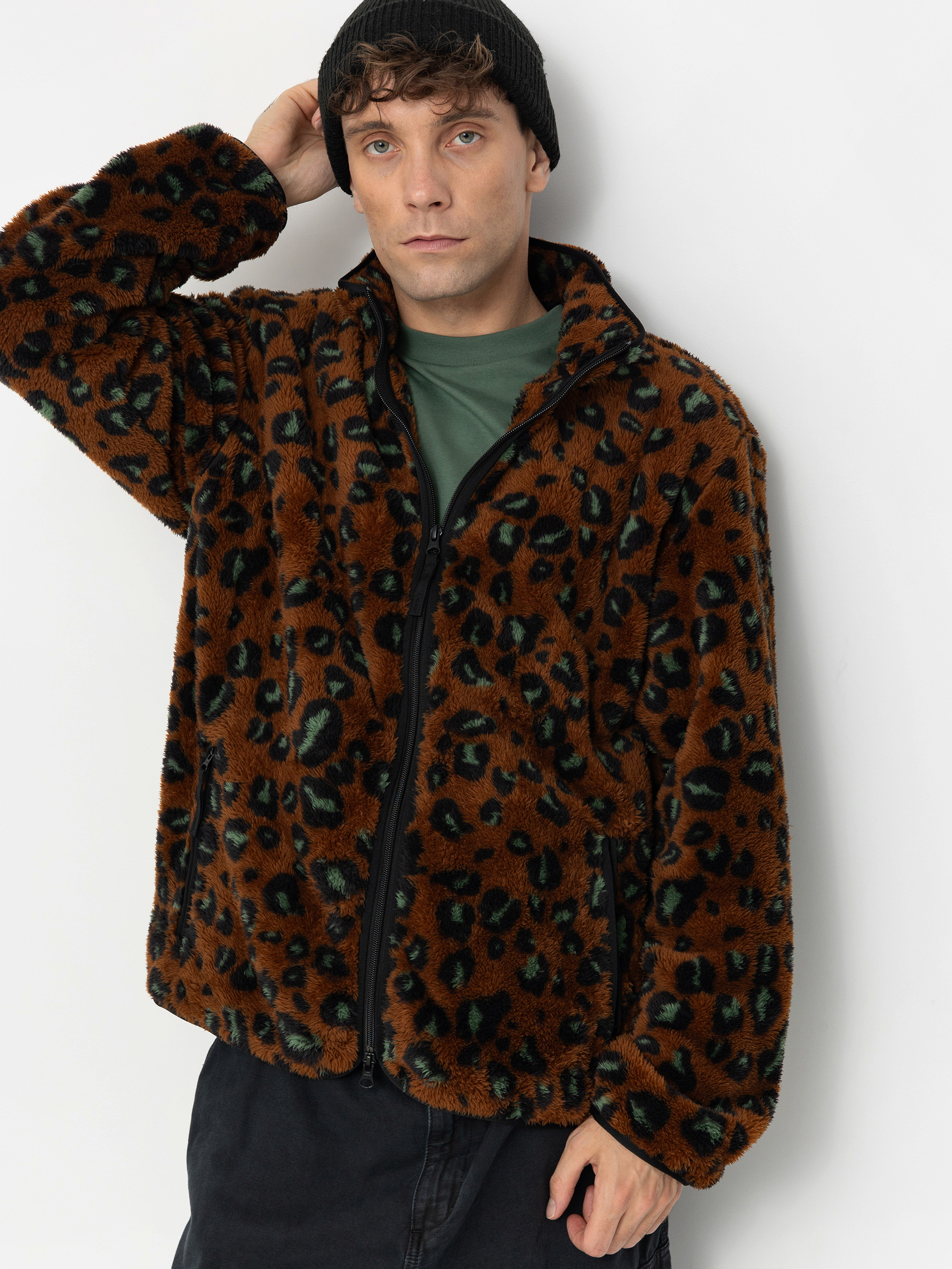 Carhartt WIP Jebson Fleece - camo (camo leo/tamarind/black)