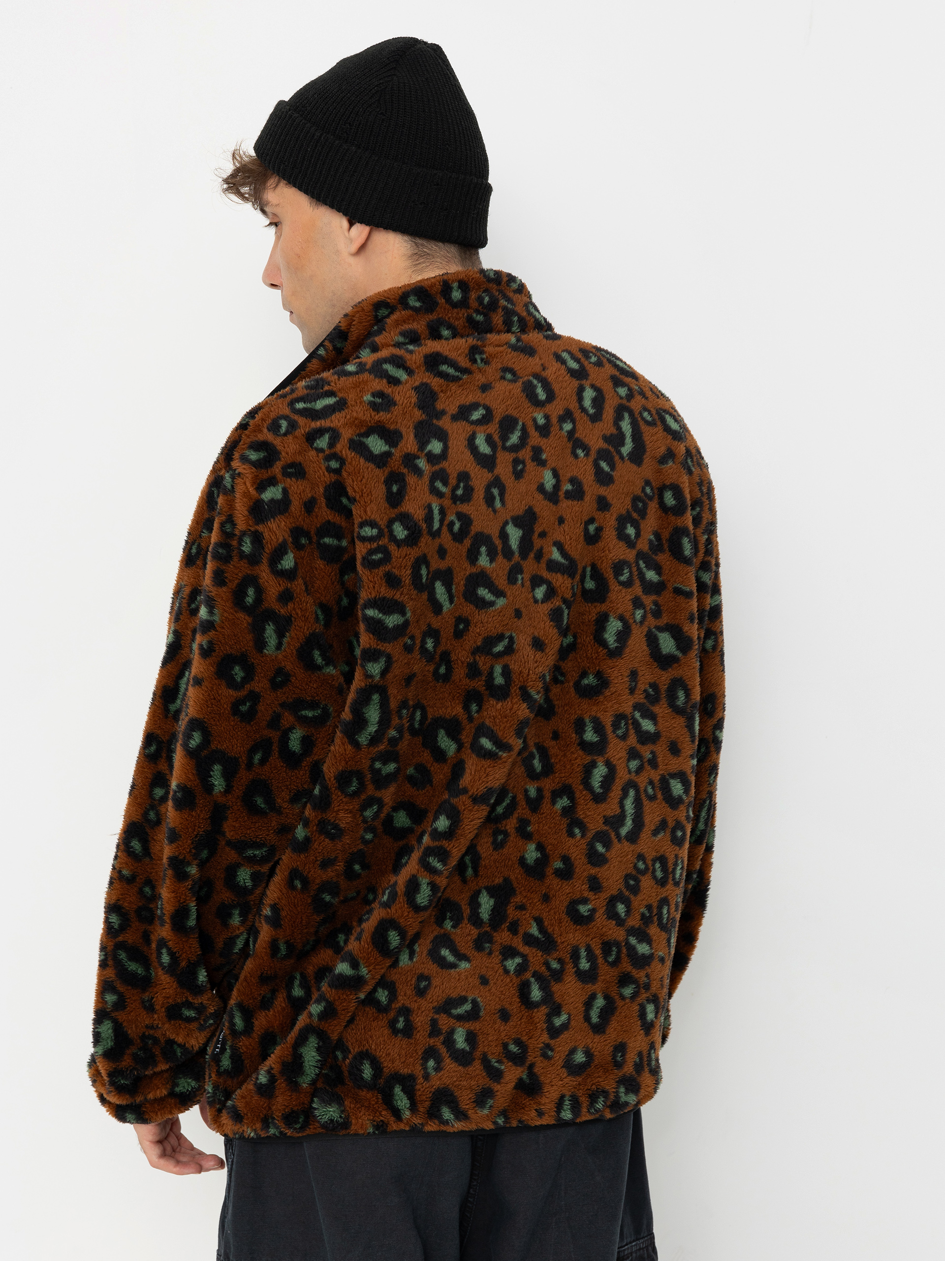 Herren Carhartt WIP Jebson Fleece jacke (camo leo/tamarind/black)